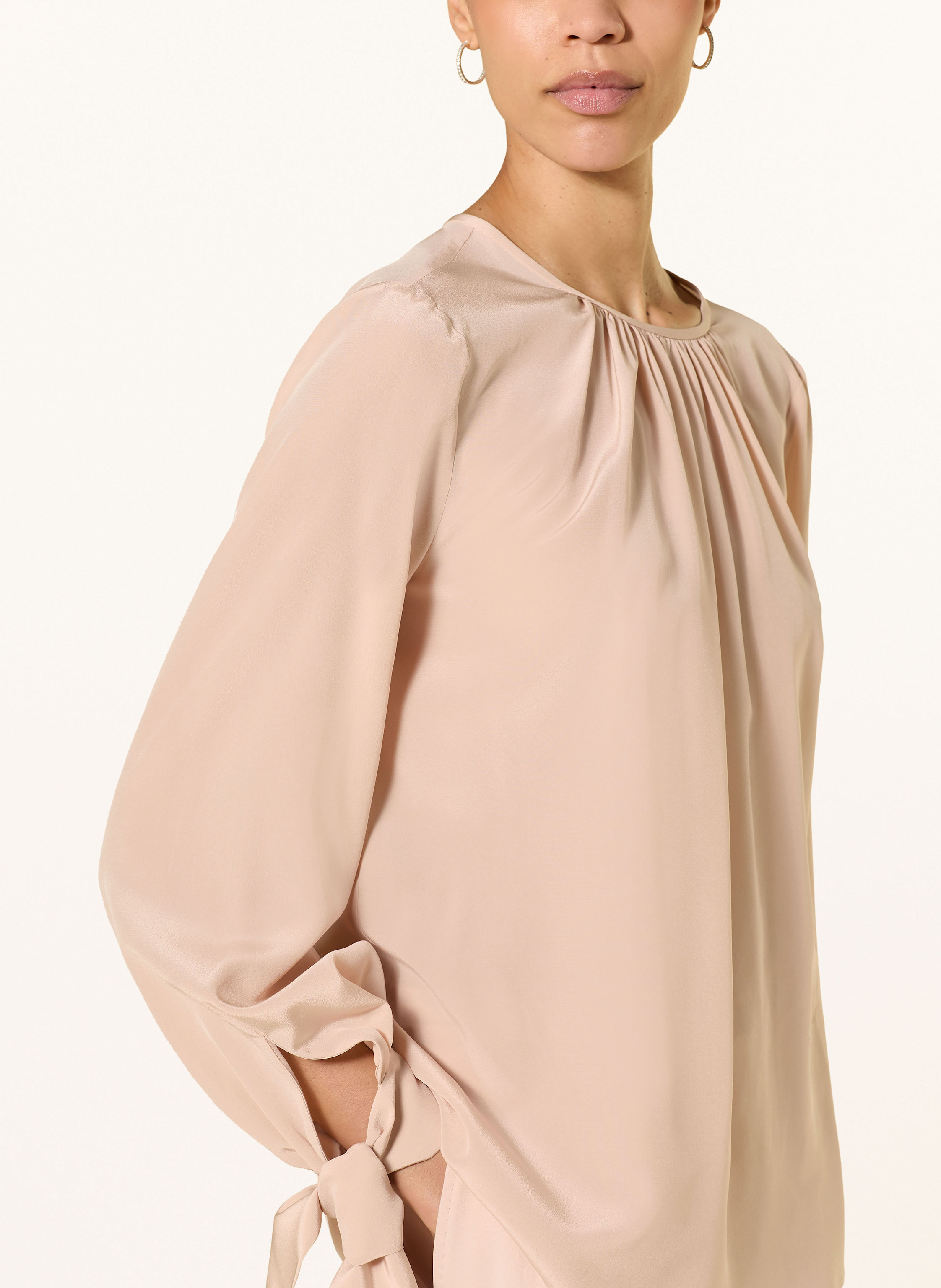 Thumbnail - Max Mara Studio Blusenshirt Edotto Aus Seide rosa