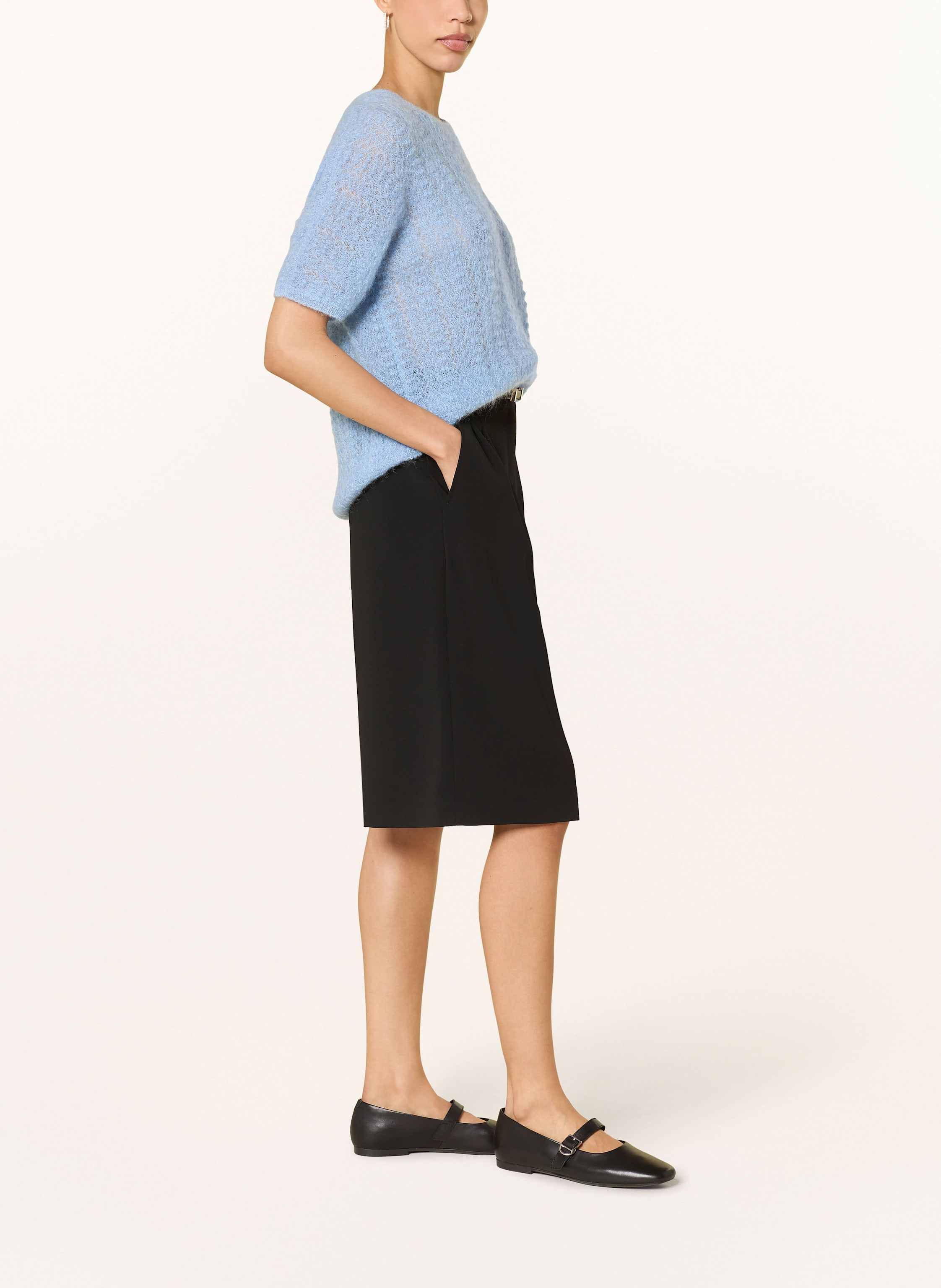 Thumbnail - Max Mara Studio Bermudas Boero schwarz