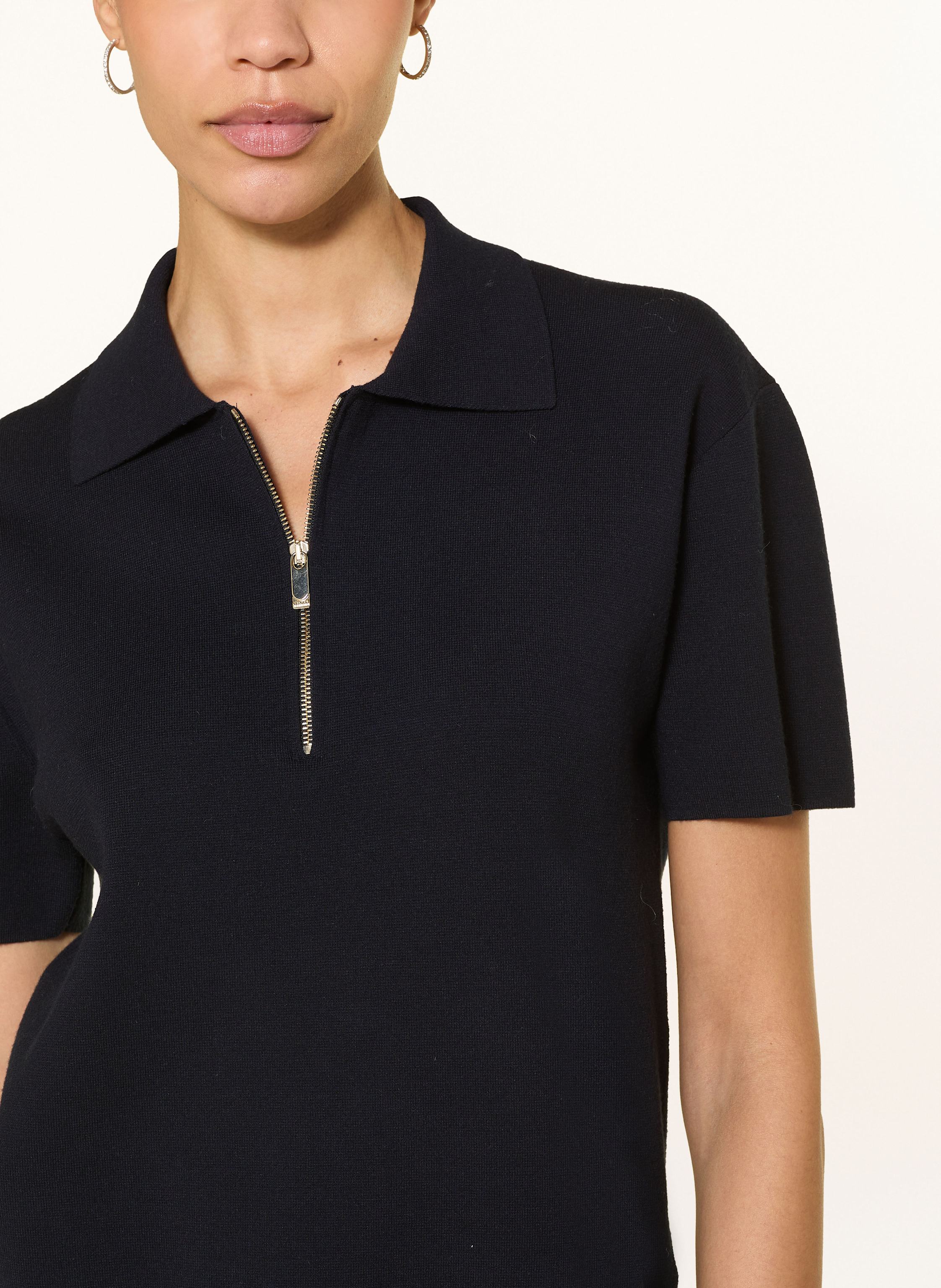 Thumbnail - Max Mara Studio Strick-Poloshirt Teti blau