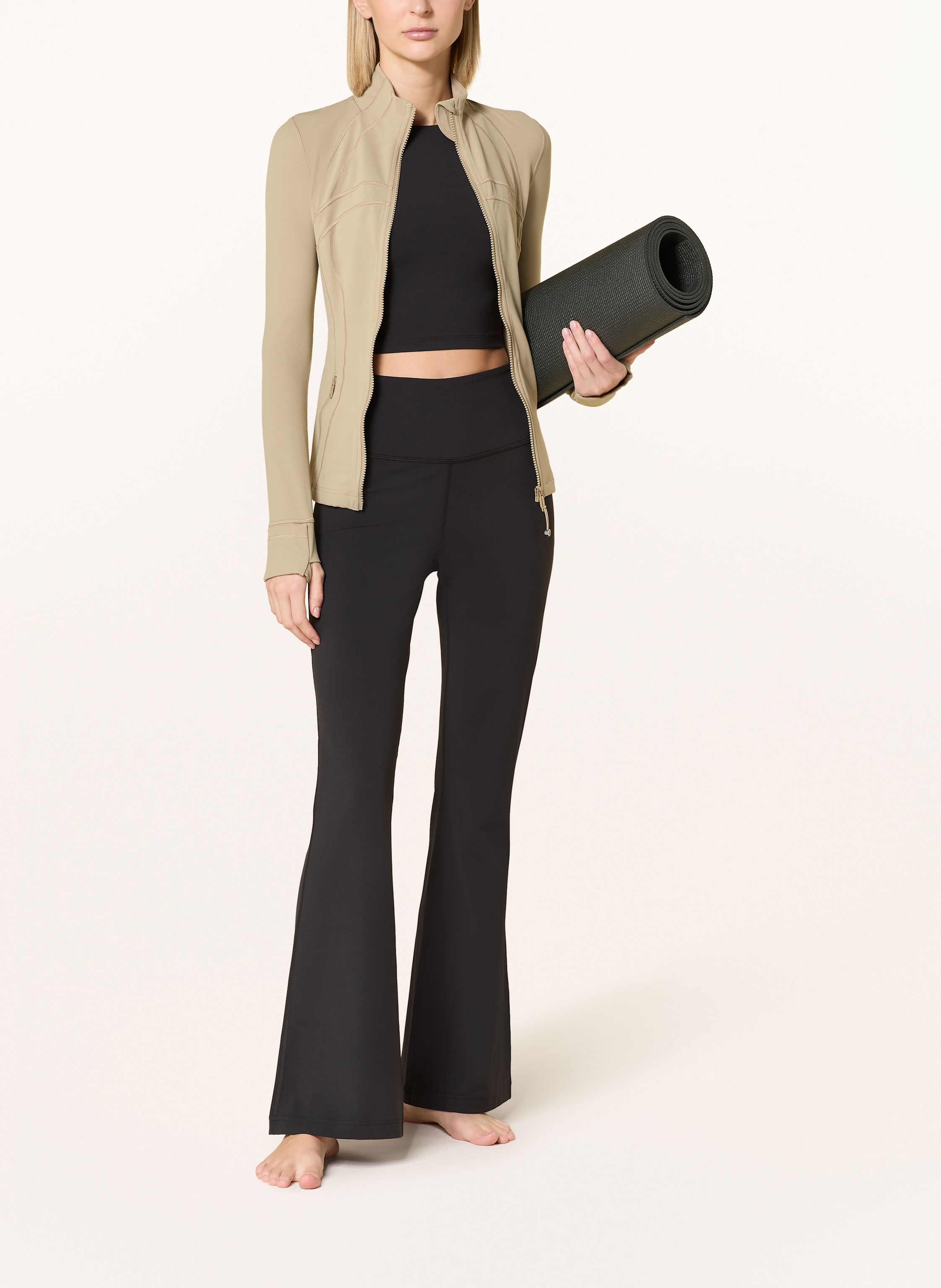 Thumbnail - Lululemon Cropped-Top Align™ schwarz