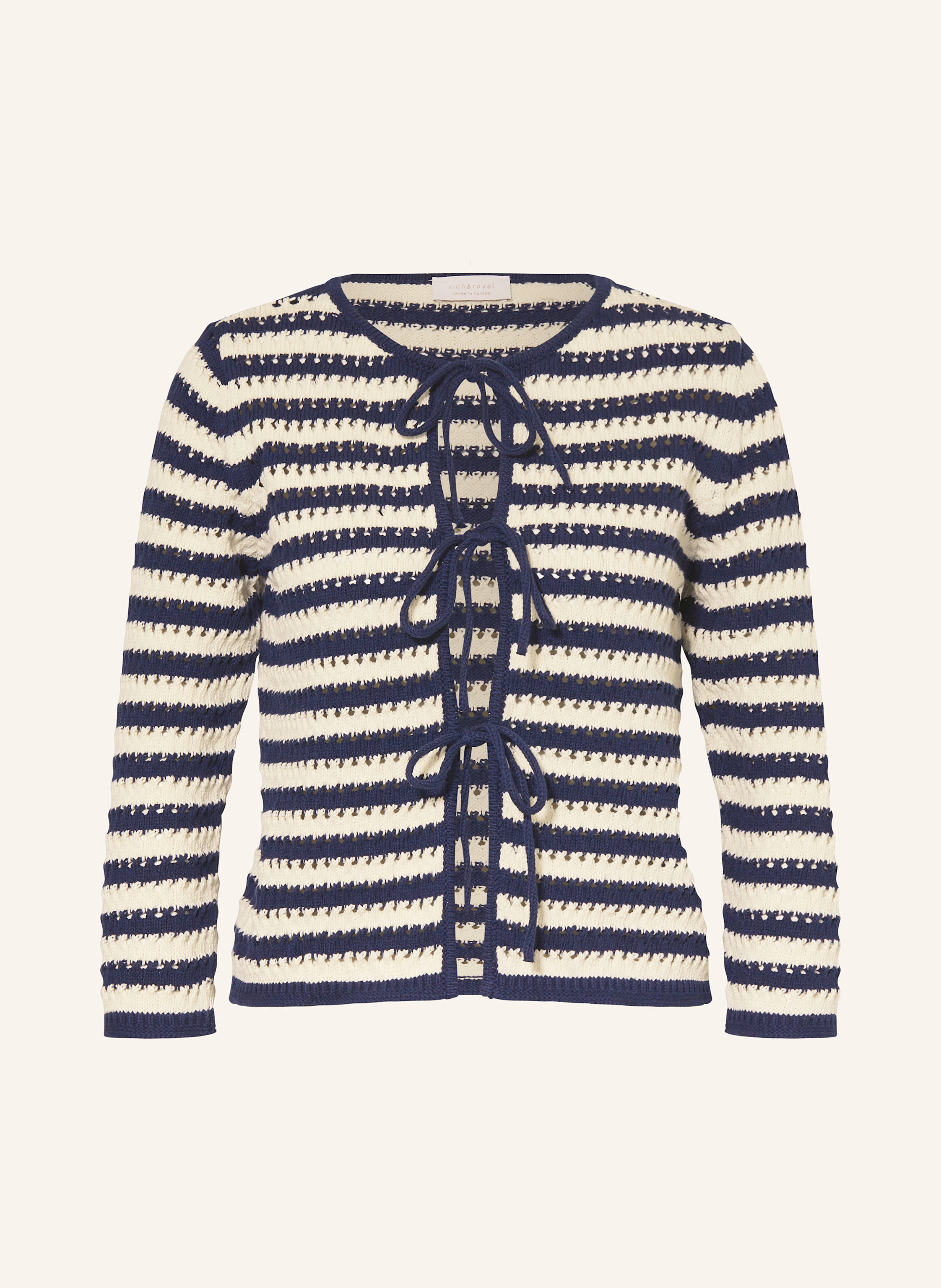Daiber JN660 Klassische Baumwoll-Strickjacke blau (royal) main image 0