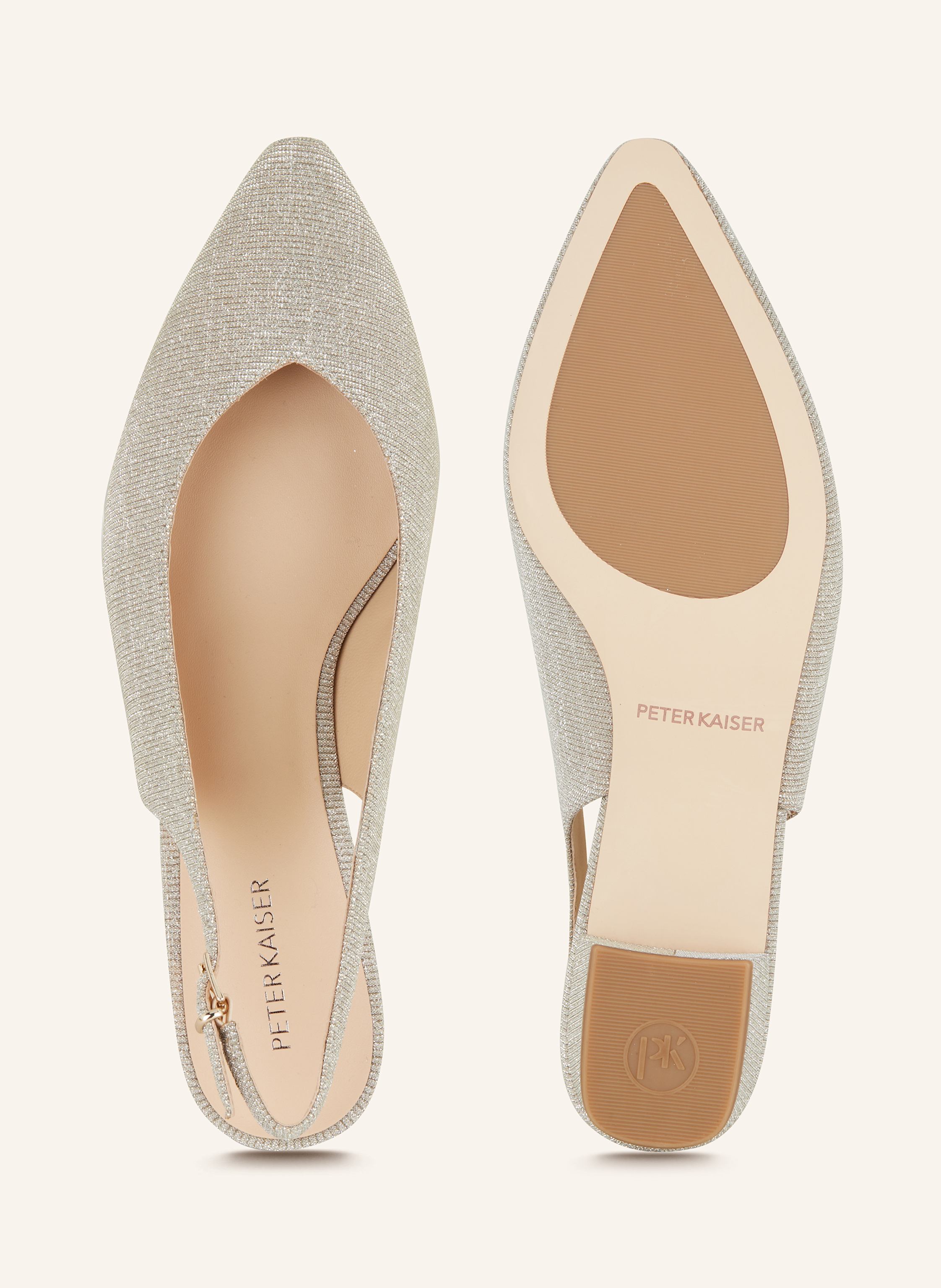 Thumbnail - Peter Kaiser Slingpumps Napoli gold