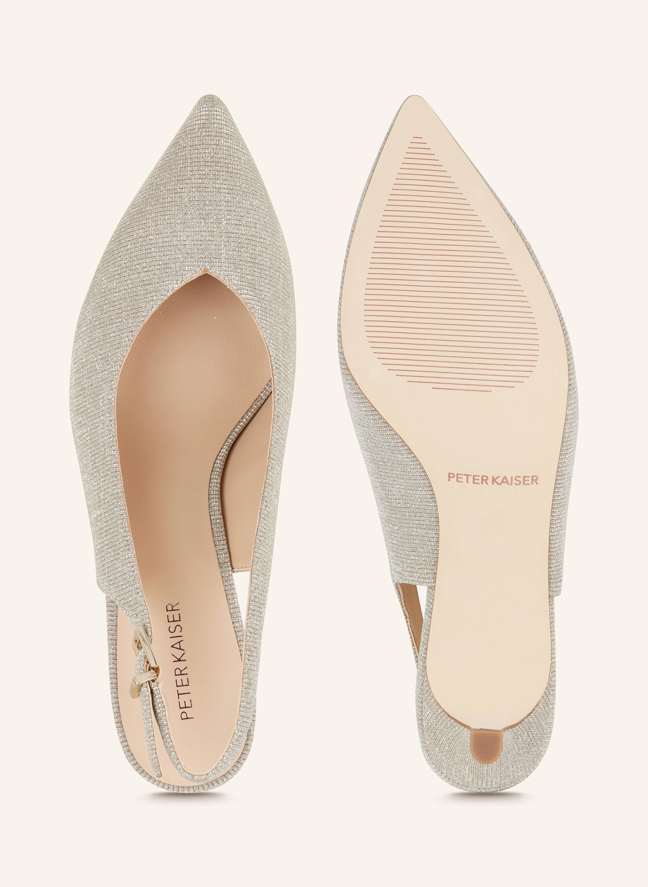 Thumbnail - Peter Kaiser Slingpumps Imola gold