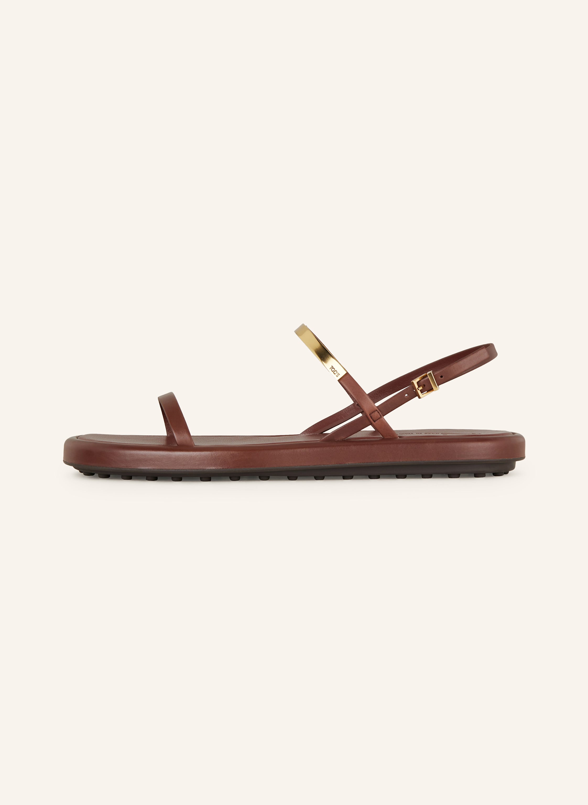 Thumbnail - Tod's Sandalen Gomma braun