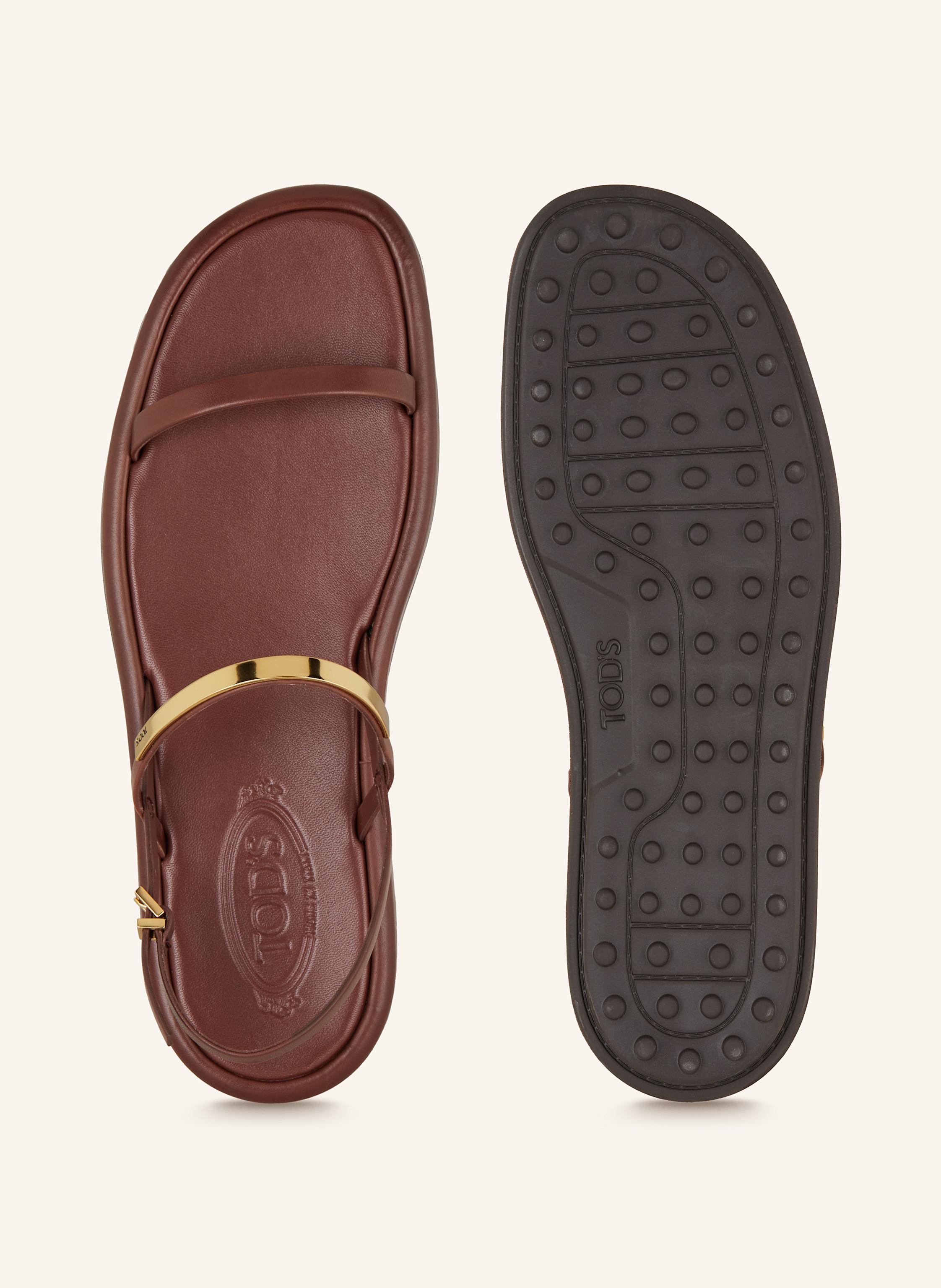 Thumbnail - Tod's Sandalen Gomma braun
