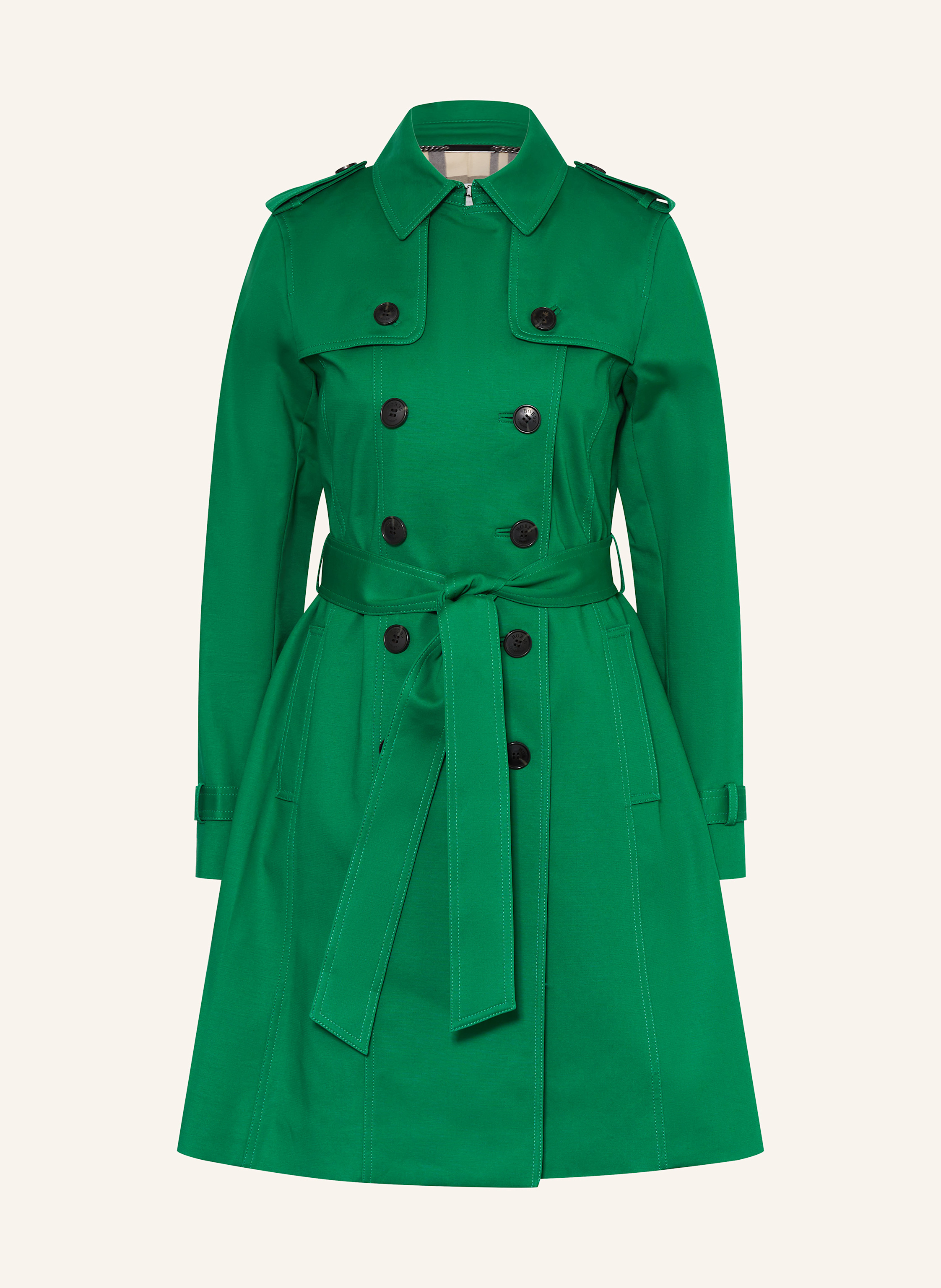 hobbs green trench coat