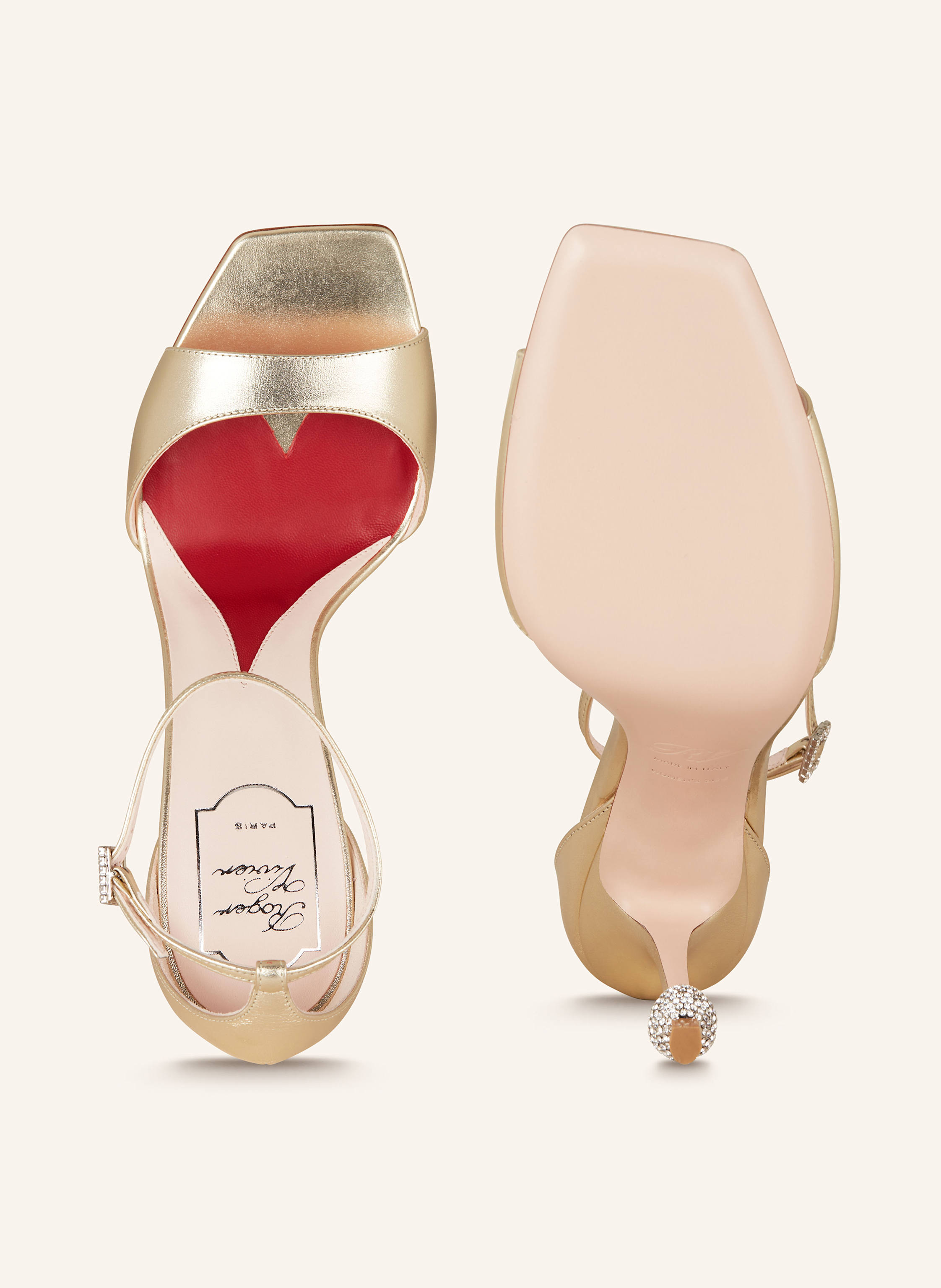 Thumbnail - Roger Vivier Sandaletten gold
