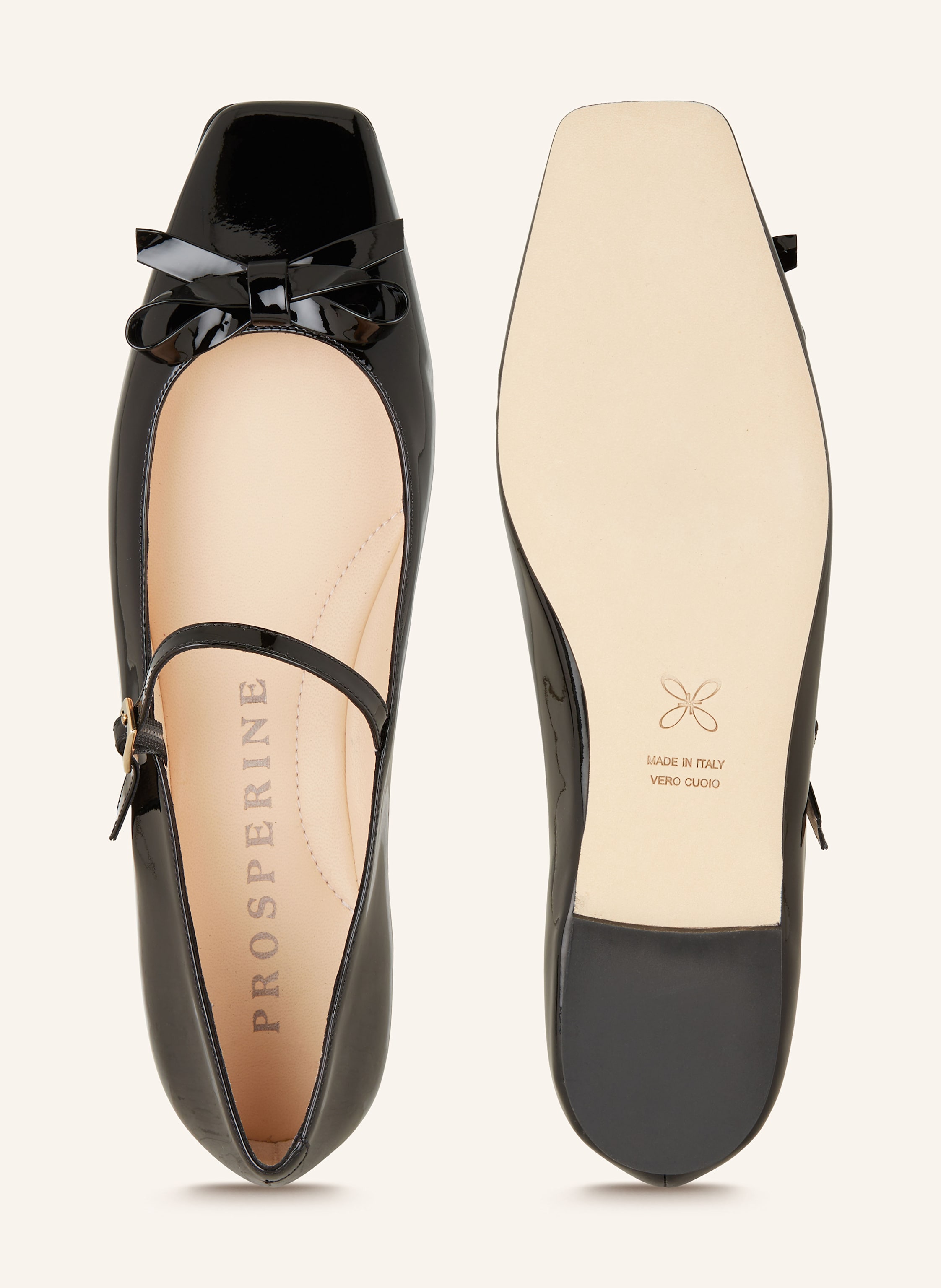 Thumbnail - Prosperine Mary-Jane-Ballerinas schwarz