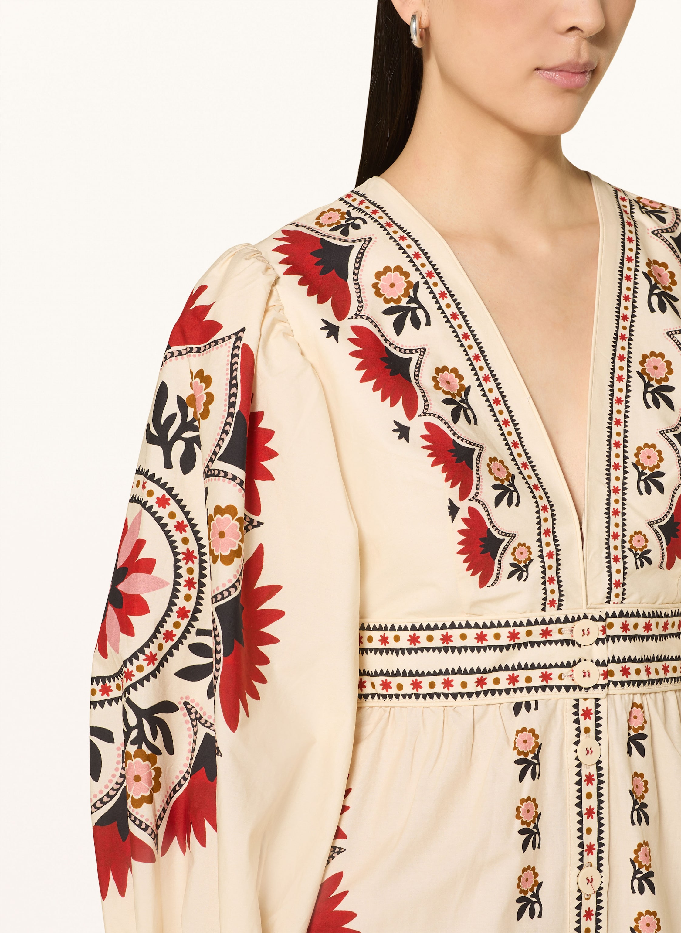 Thumbnail - Farm Rio Kleid beige