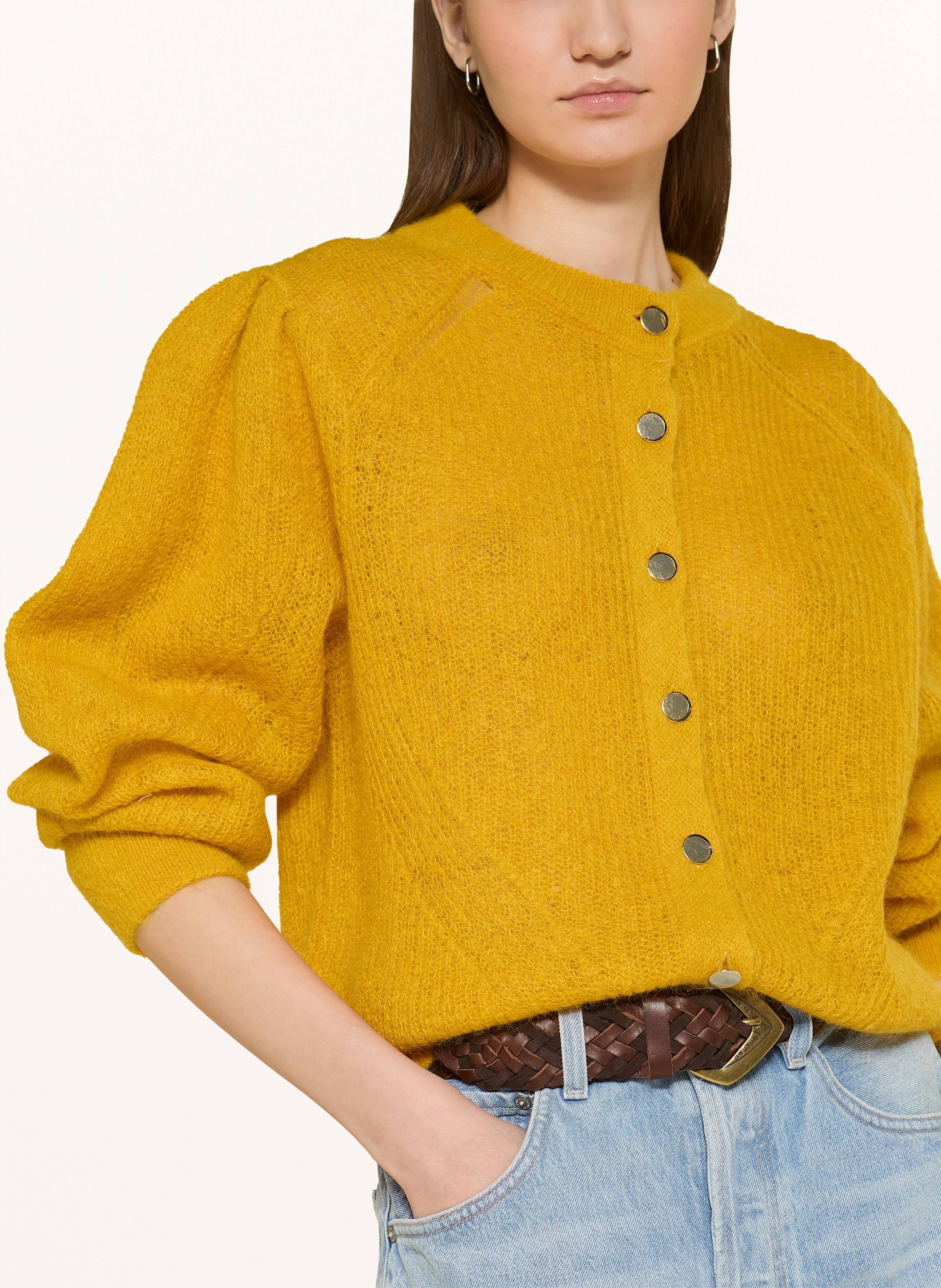 Thumbnail - Ba&Sh Strickjacke Mit Mohair gelb