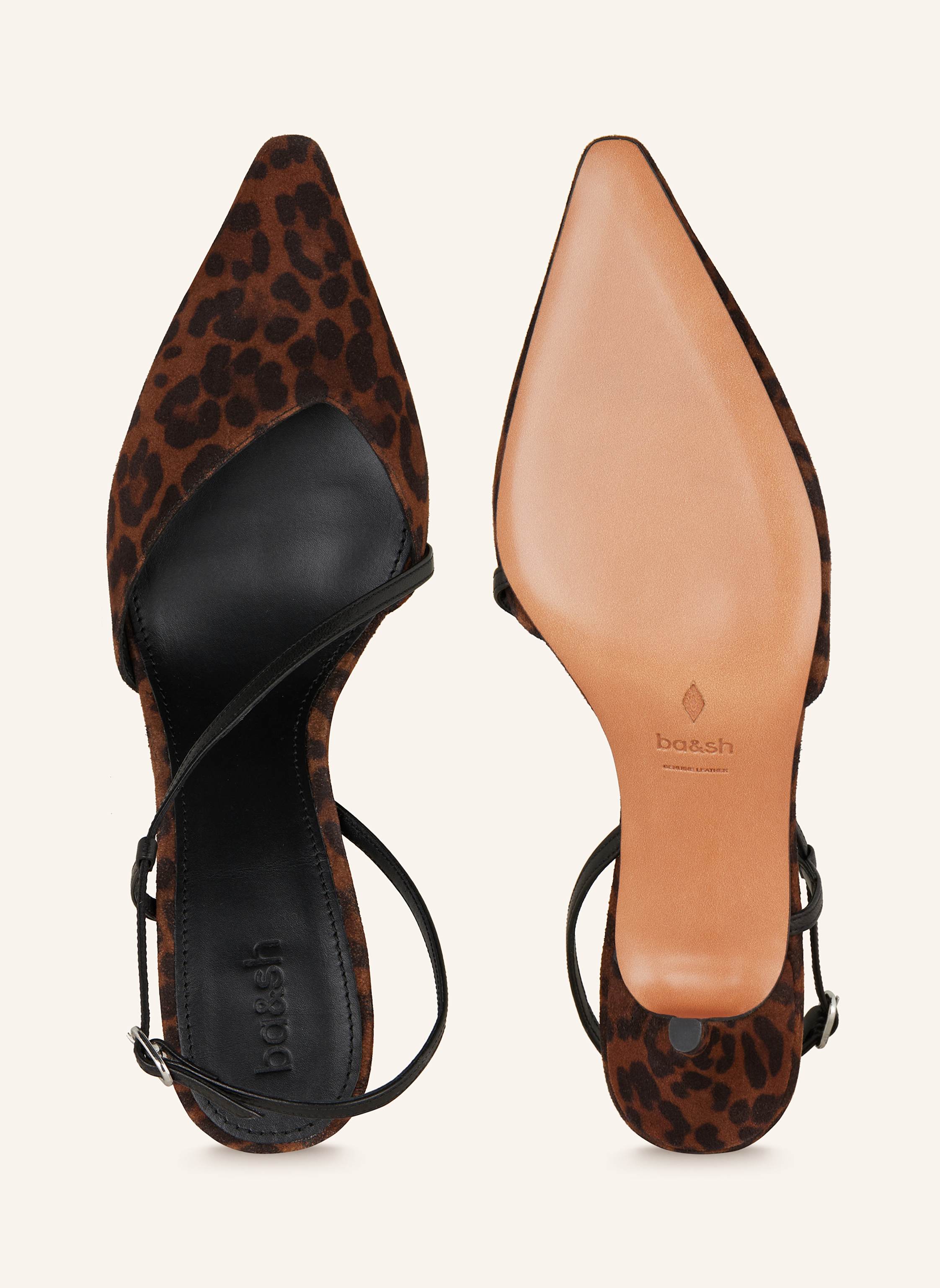 Thumbnail - Ba&Sh Slingpumps braun