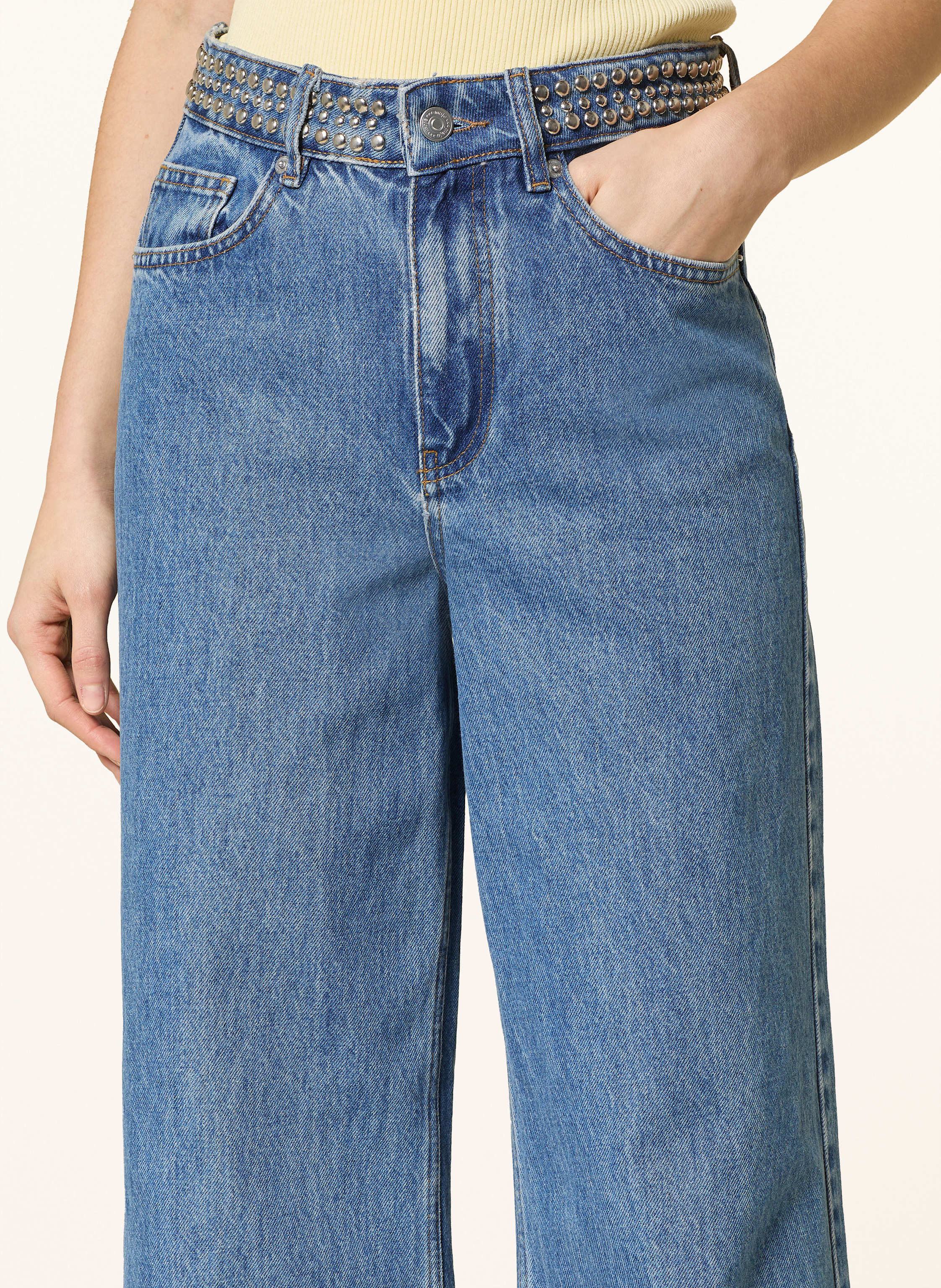 Maje Jeans Mit Nieten blau – Bild 2