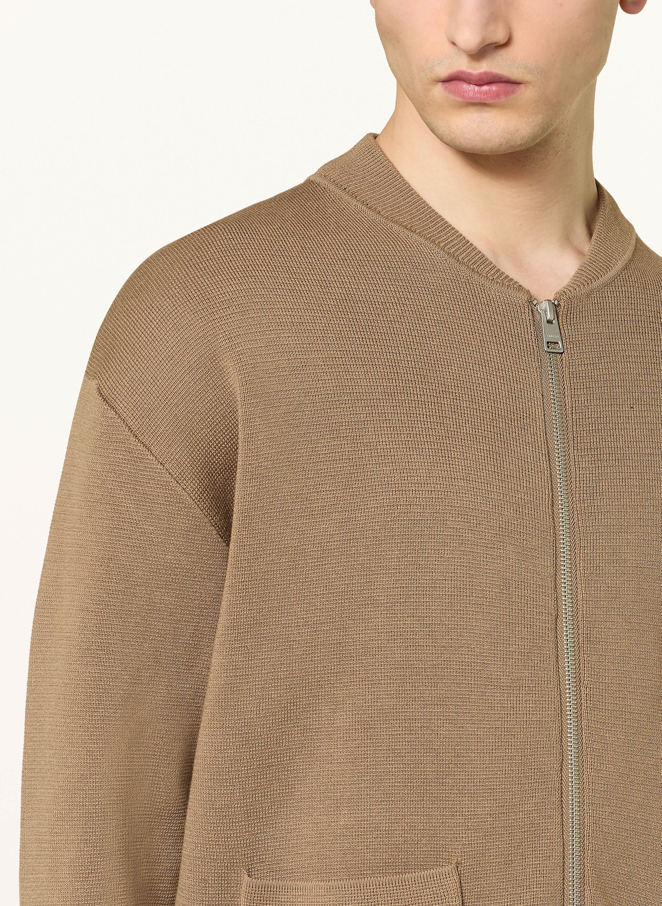 Thumbnail - Sandro Strickjacke beige