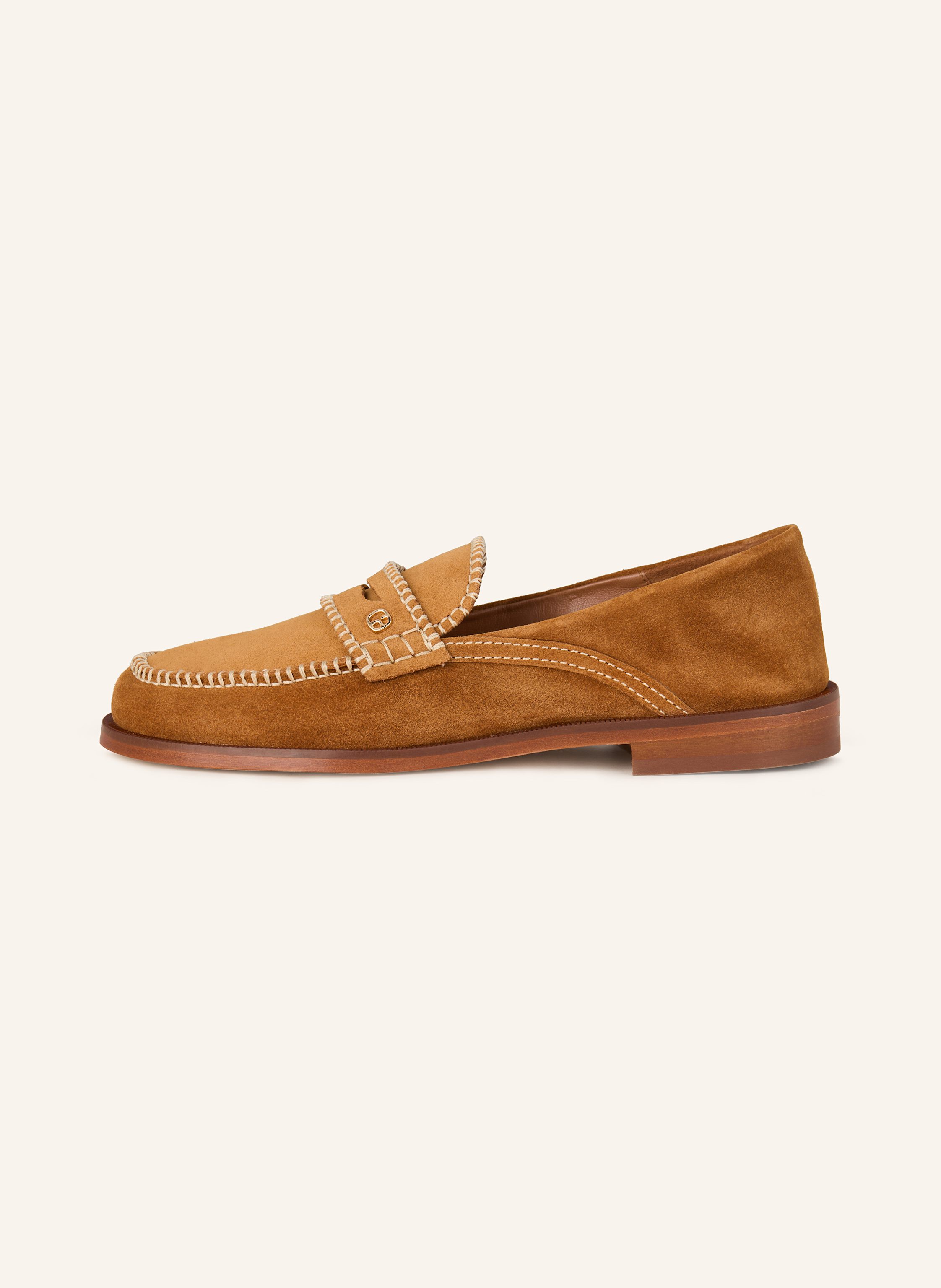 Thumbnail - Claudie Pierlot Penny-Loafer braun