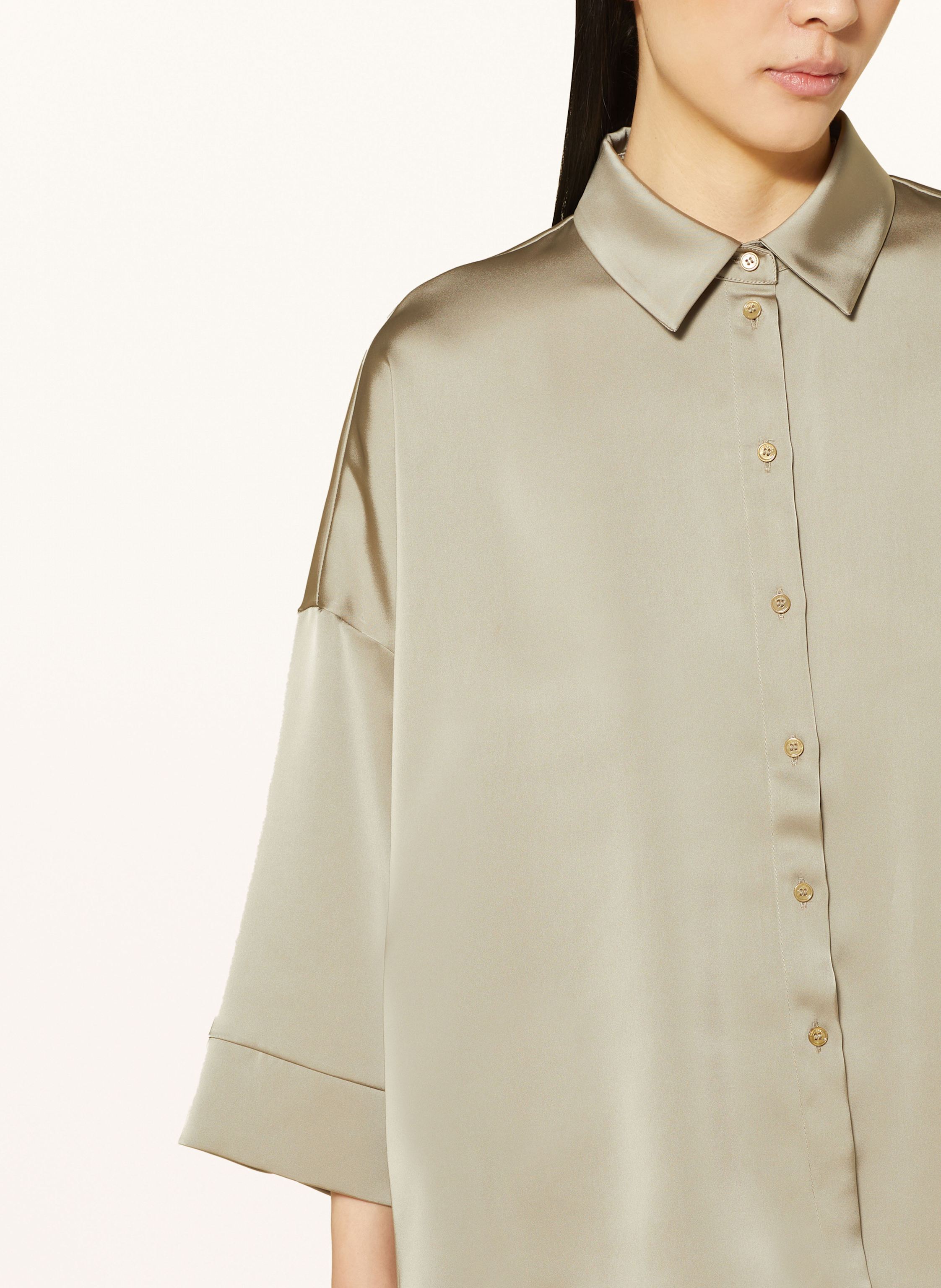 Thumbnail - Max & Co. Satinbluse Sbembo Mit 3/4-Arm gruen
