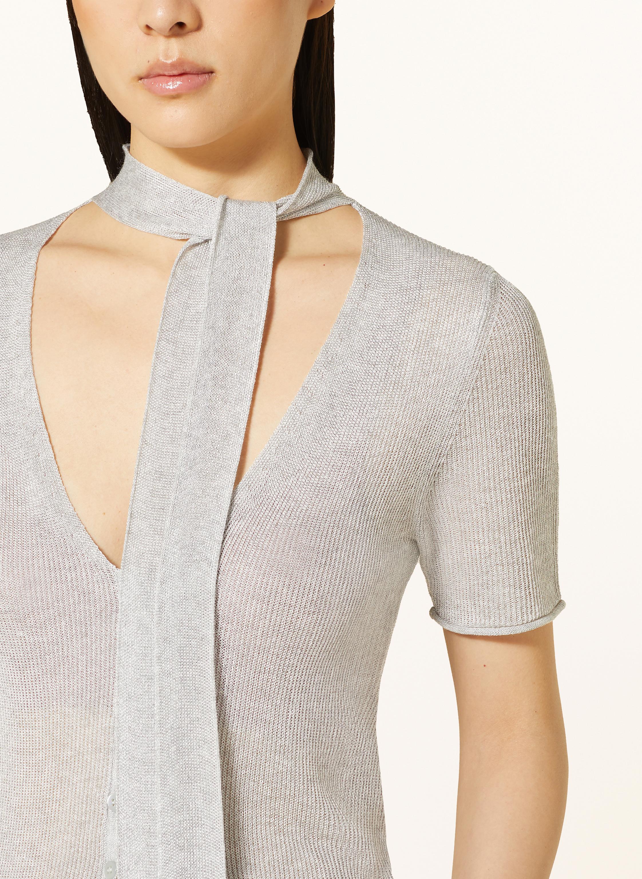 Thumbnail - Max & Co. Strickshirt Maman Mit Schluppe grau