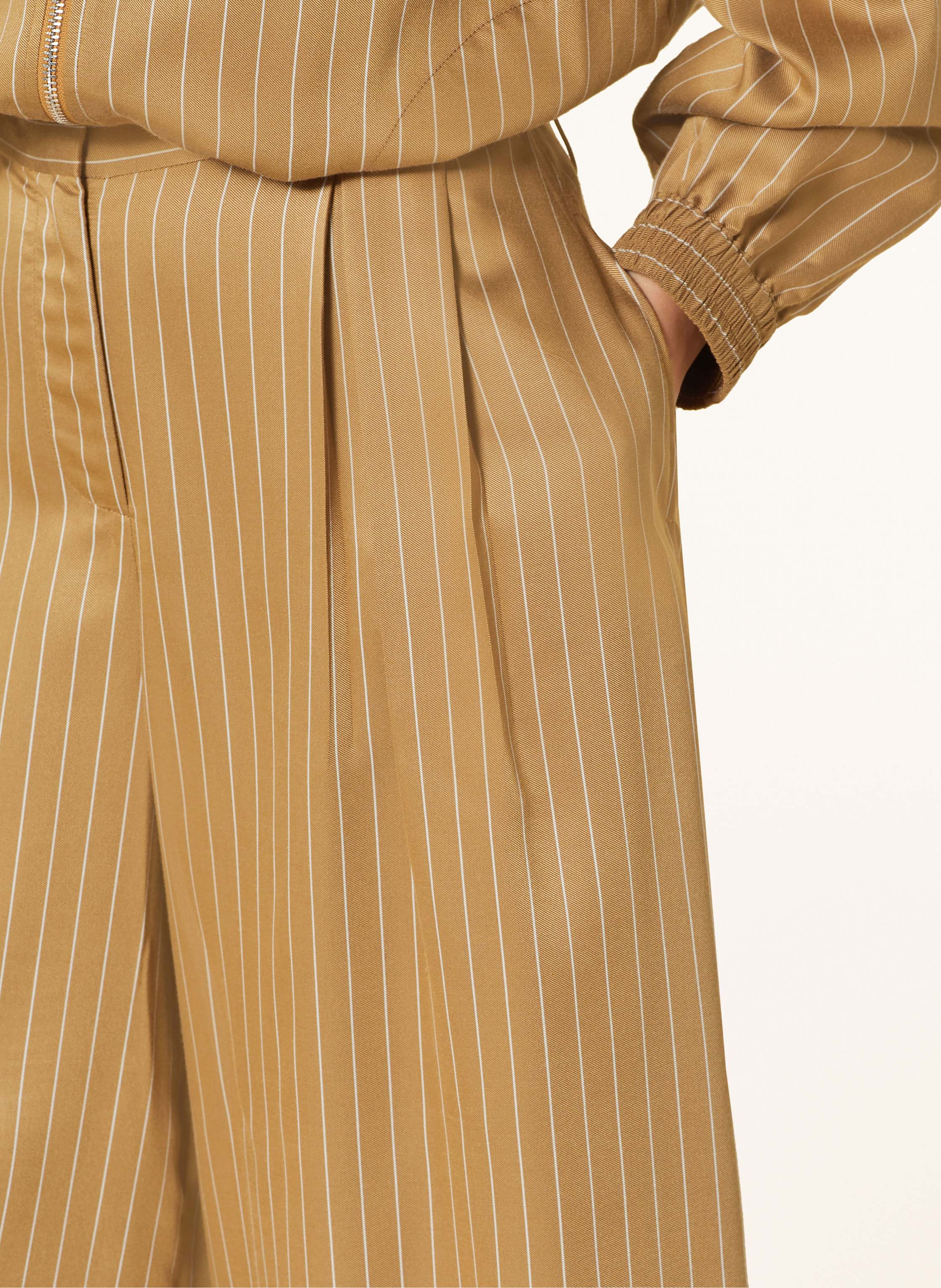 Thumbnail - Max & Co. Marlenehose Bertone Aus Satin braun