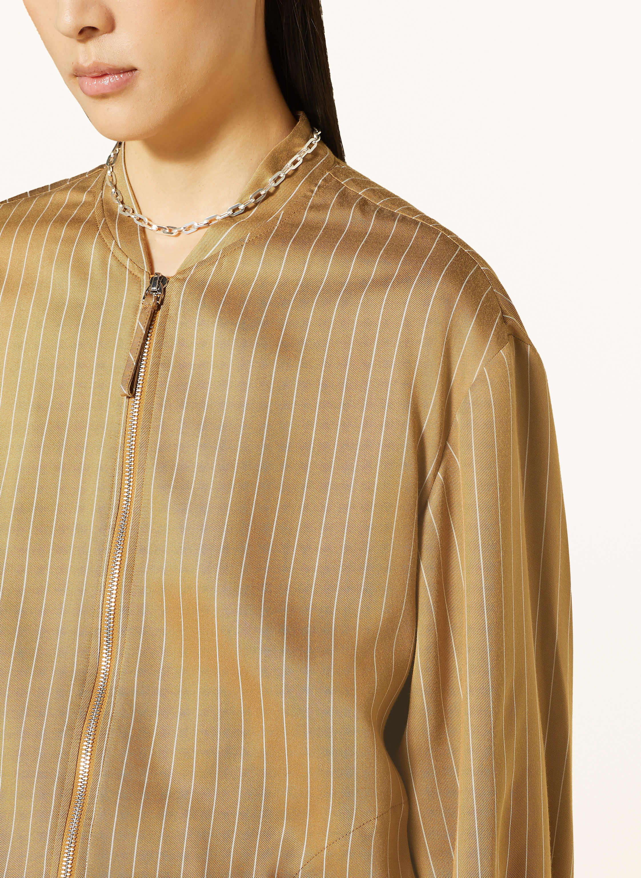 Thumbnail - Max & Co. Satin-Blouson Bautta braun