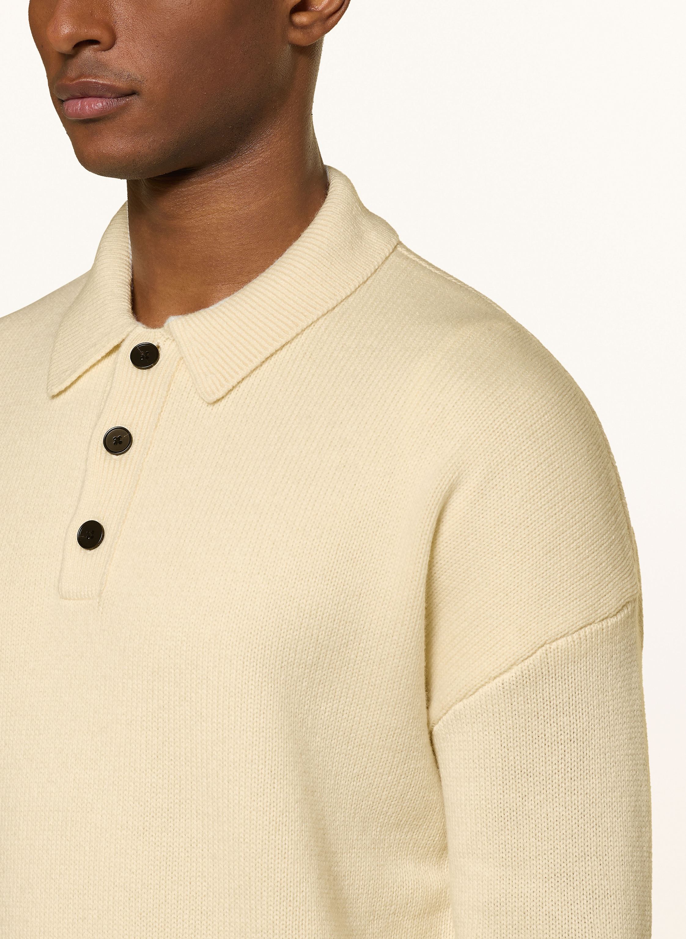 Thumbnail - Reiss Strick-Poloshirt Jacob beige
