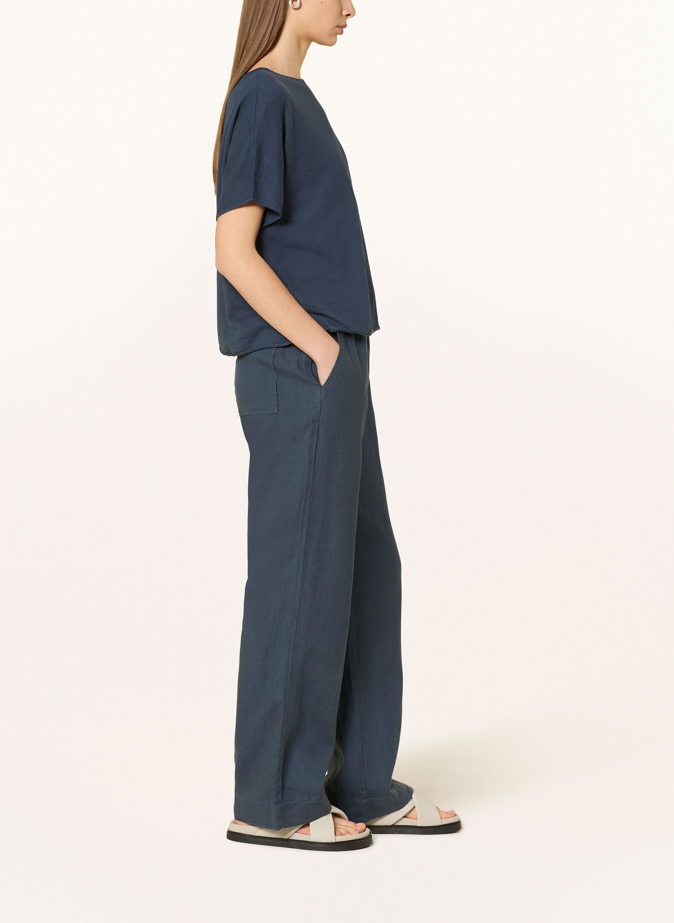 Thumbnail - Marc O'polo Leinenhose blau
