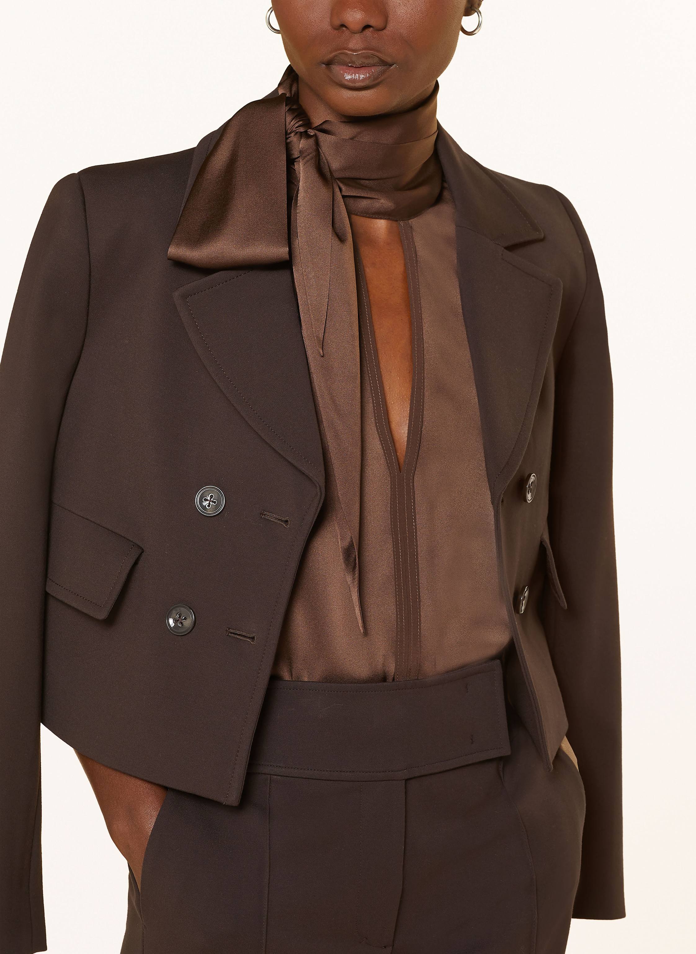 Thumbnail - Dorothee Schumacher Blusentop Sense Of Shine Aus Seide braun