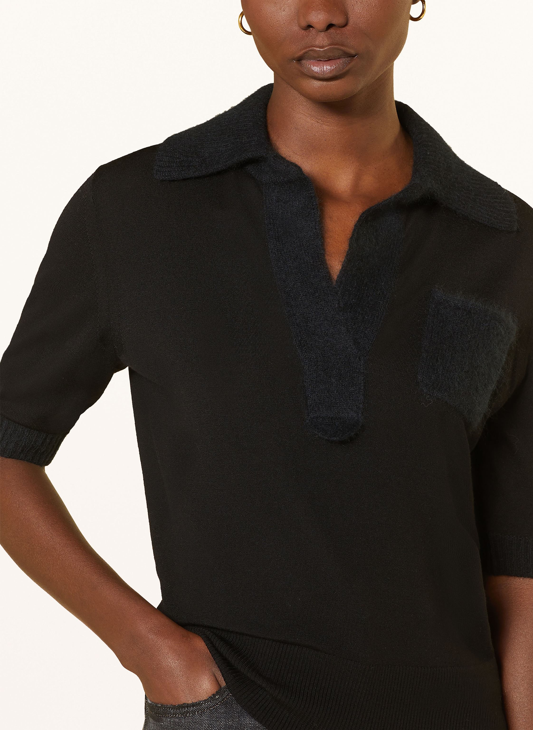 Thumbnail - Dorothee Schumacher Strickshirt Merino Romance Aus Cashmere schwarz