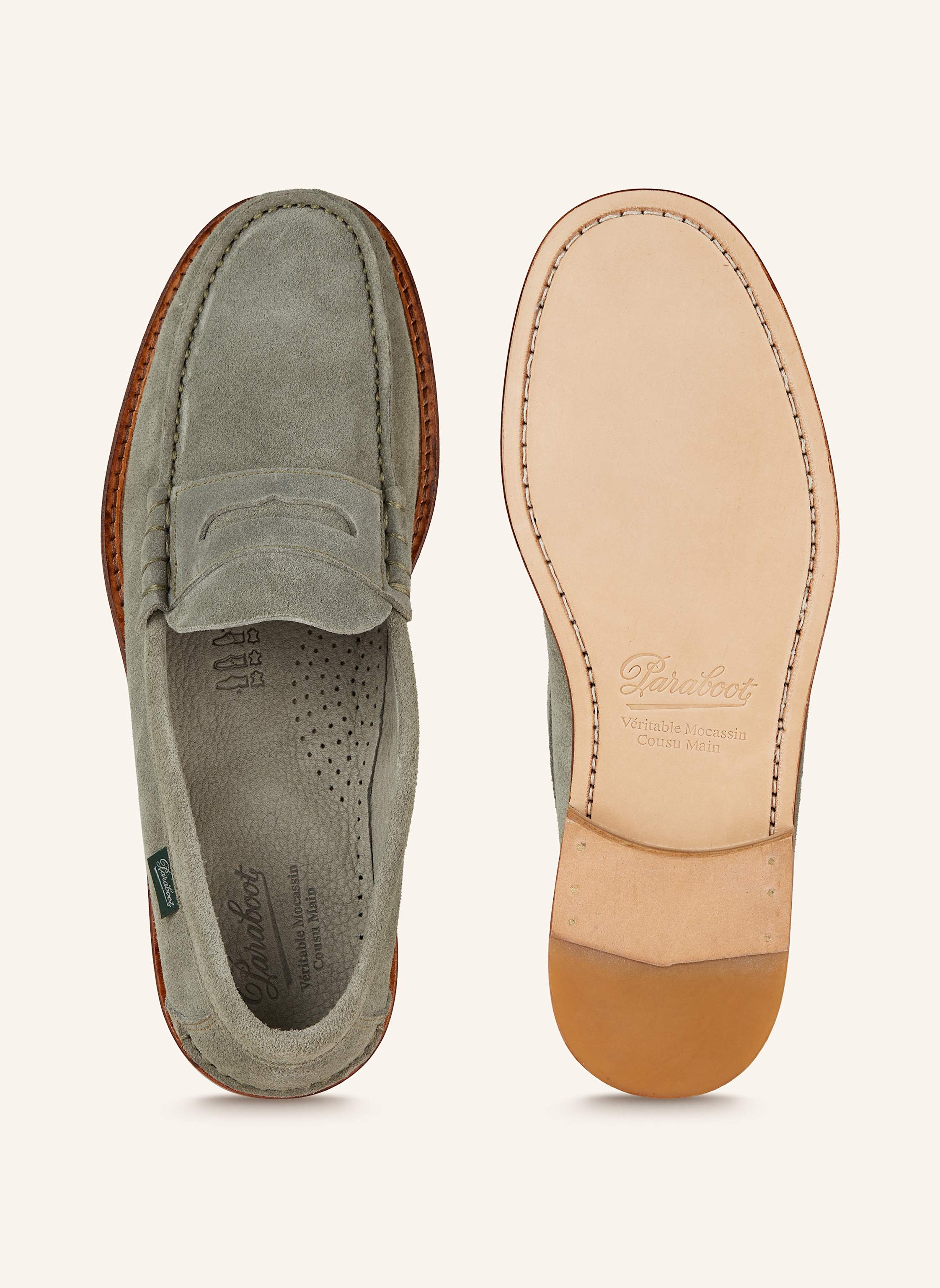 Thumbnail - Paraboot Penny-Loafer Coraux gruen