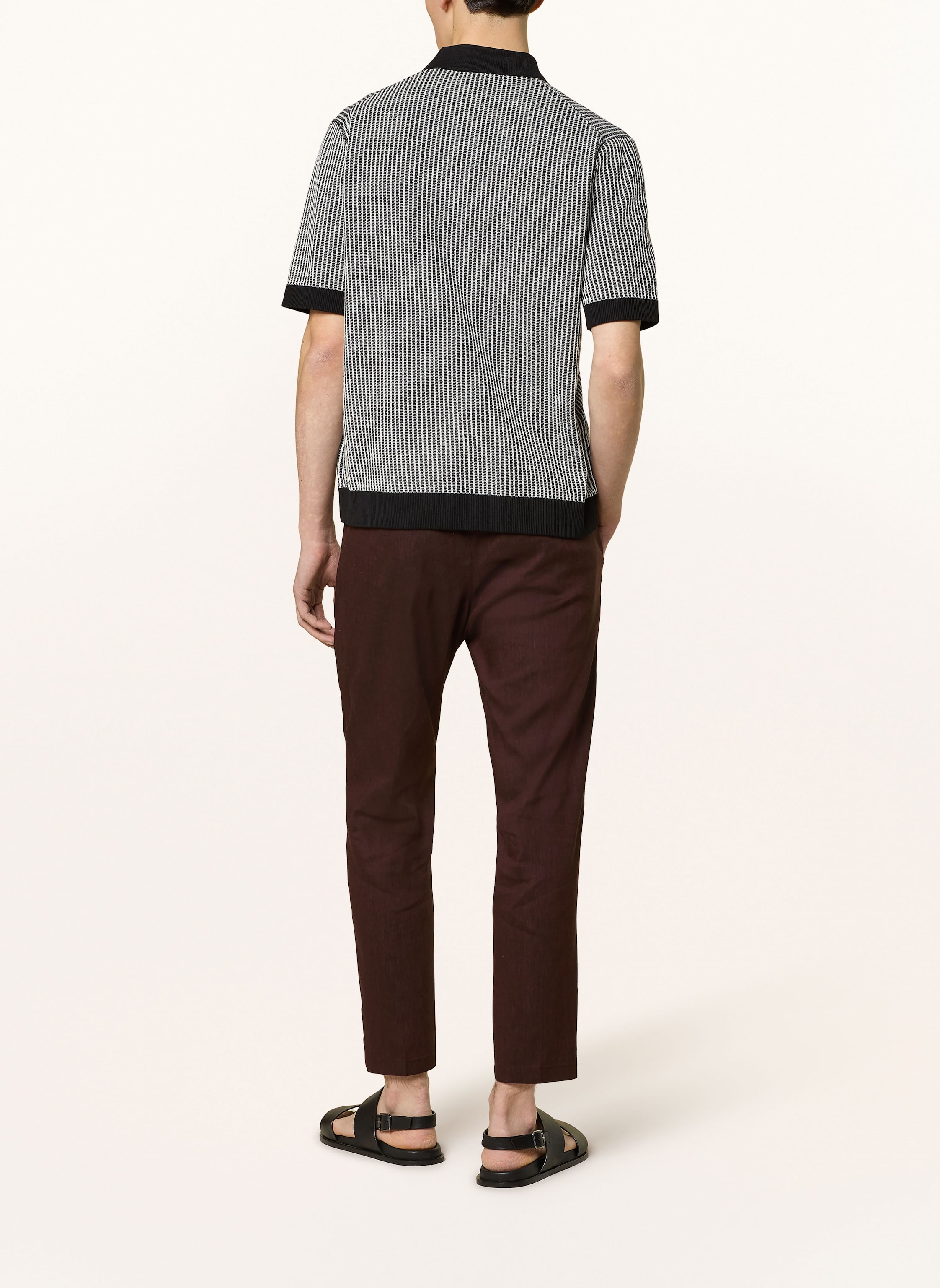 Thumbnail - Drykorn Anzughose Chasy Extra Slim Fit Mit Leinen rot