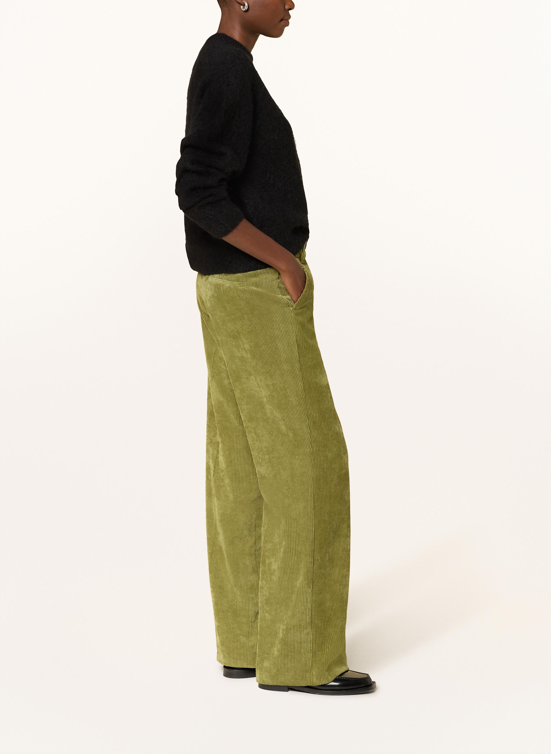 Thumbnail - Cambio Marlenehose Amelie Aus Cord gruen