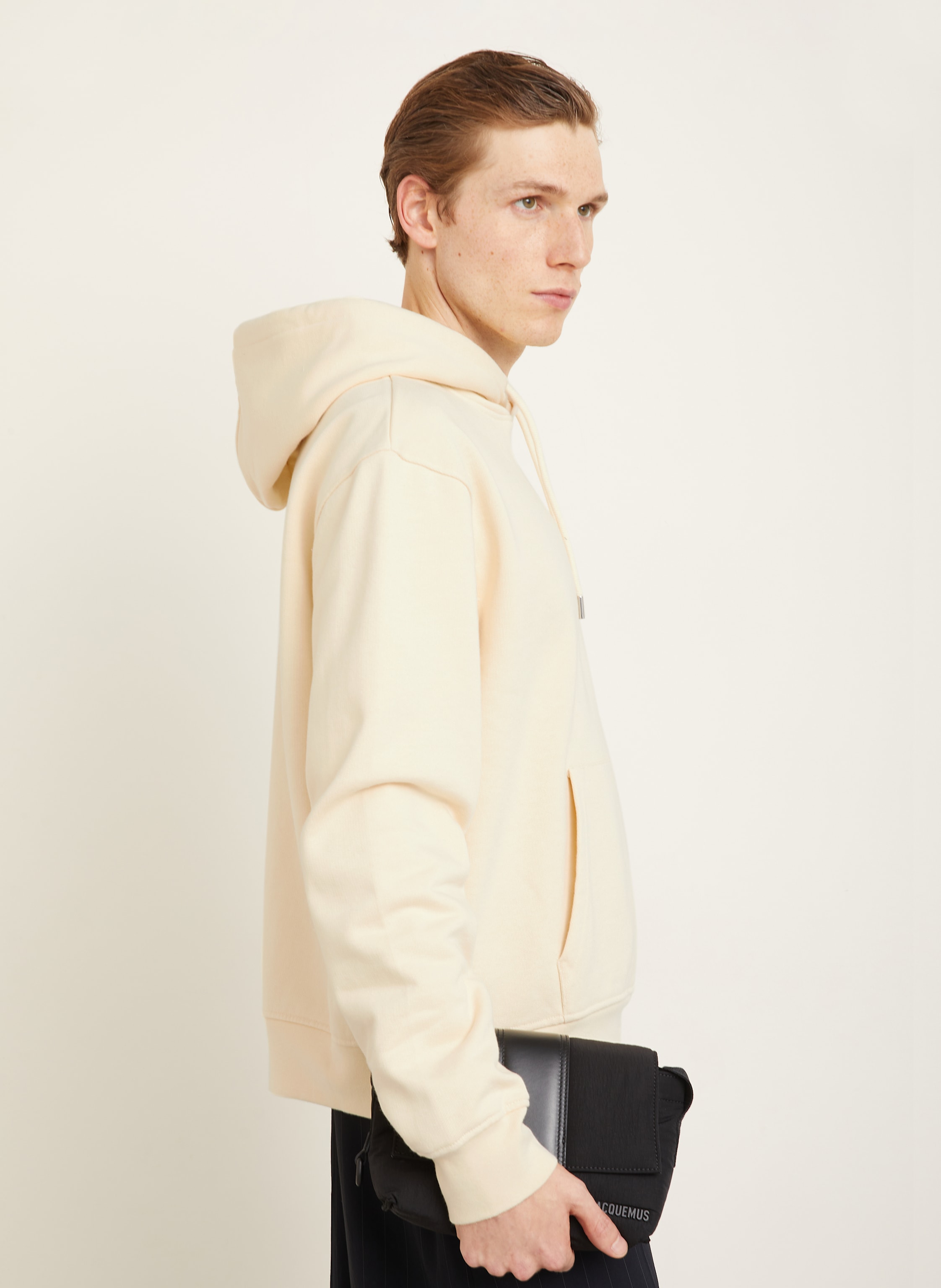 Thumbnail - Jacquemus Hoodie Le Sweatshirt Brode beige