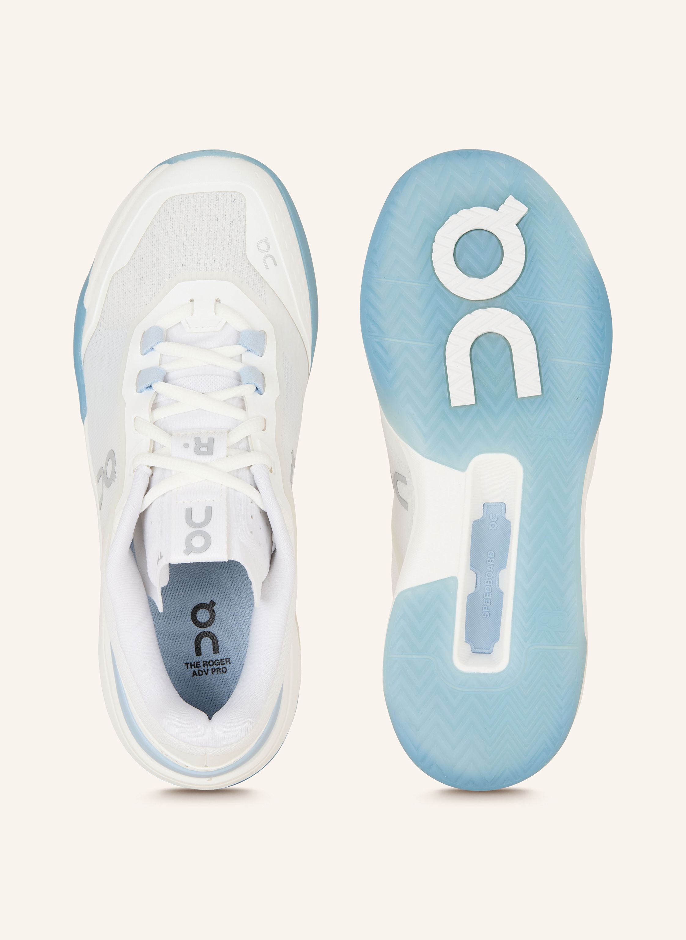 Thumbnail - On Tennisschuhe The Roger Advantage Pro weiss