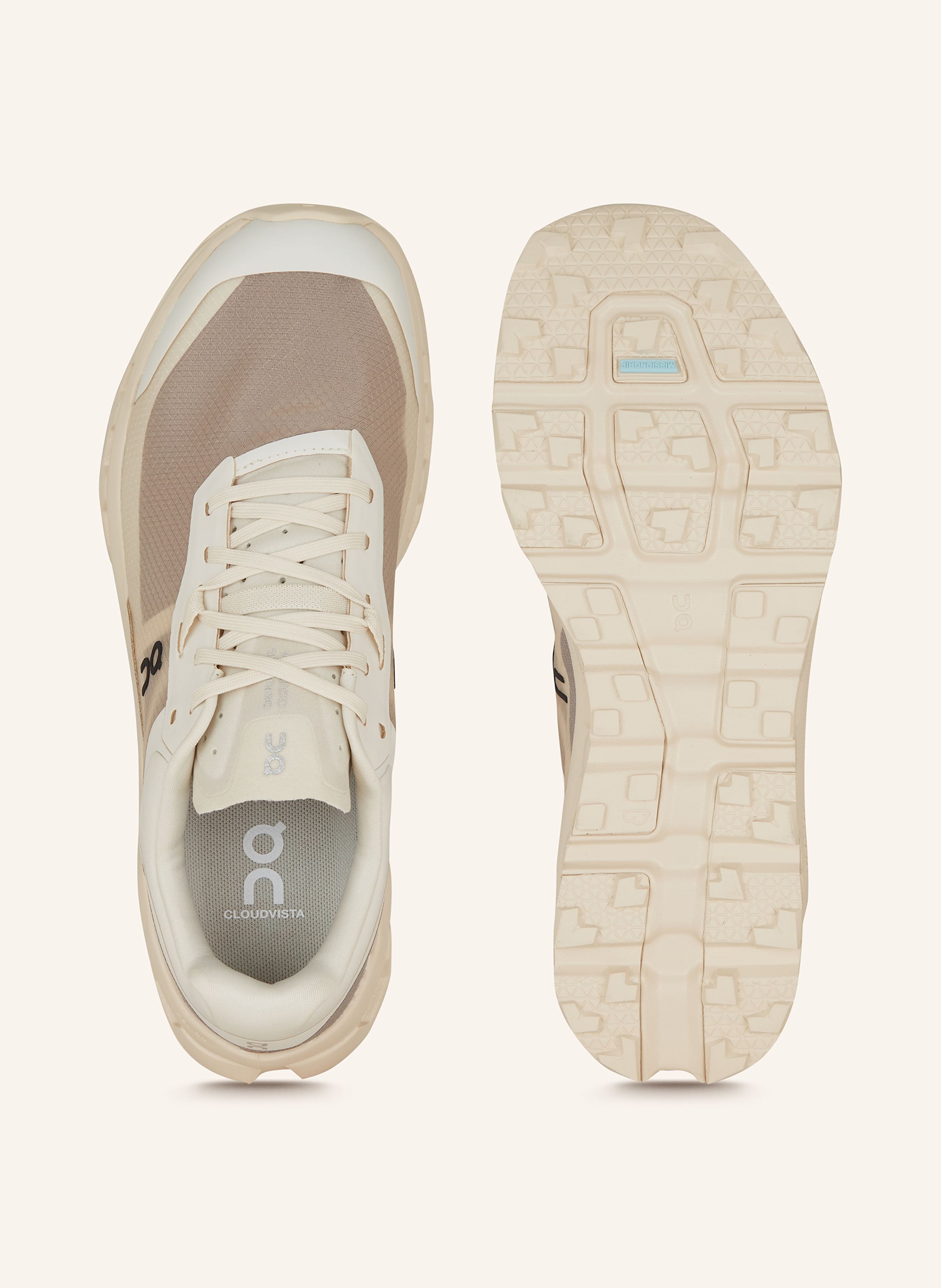 Thumbnail - On Trailrunning-Schuhe Cloudvista 2 beige