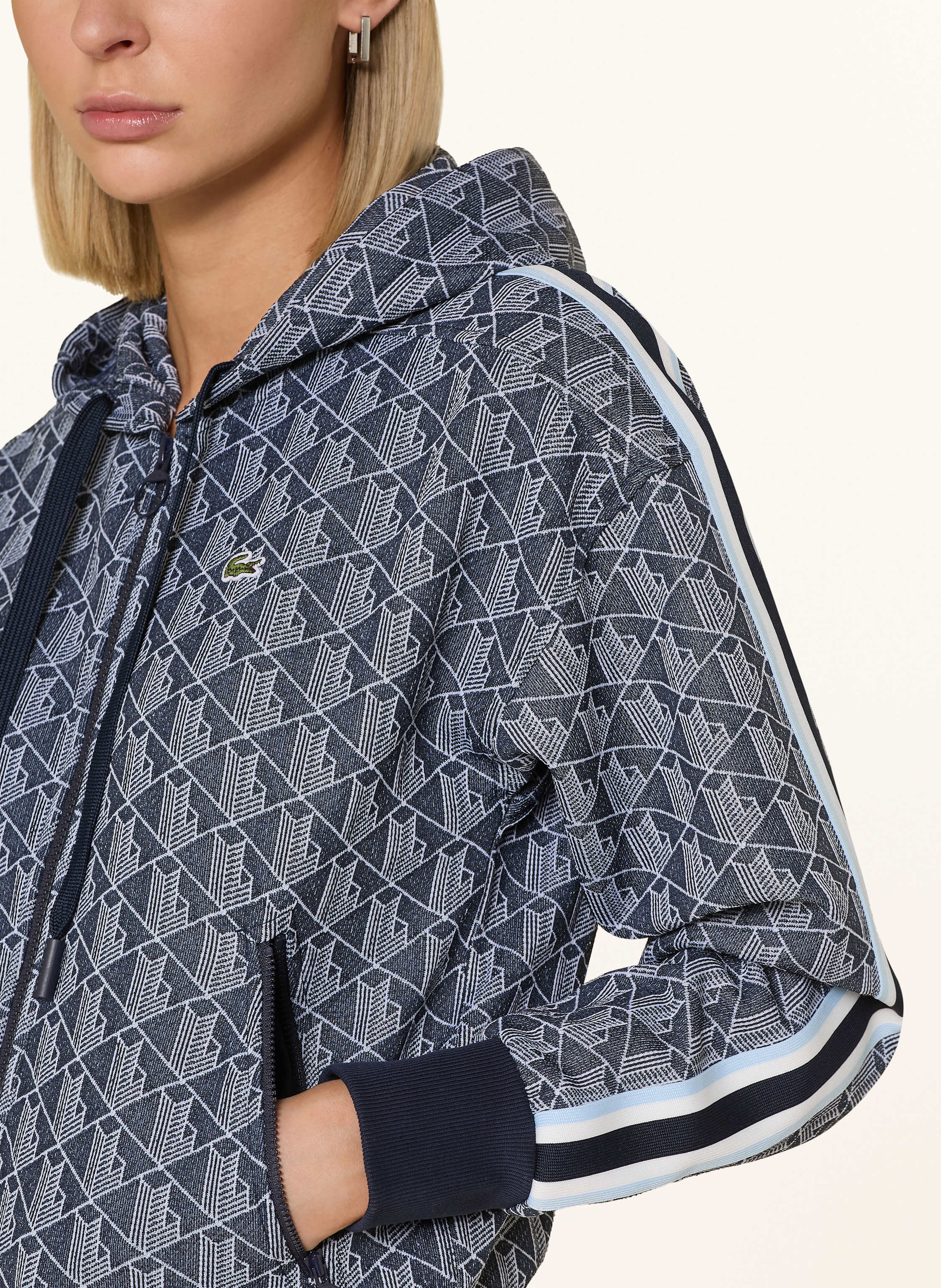 Thumbnail - Lacoste Sweatjacke blau