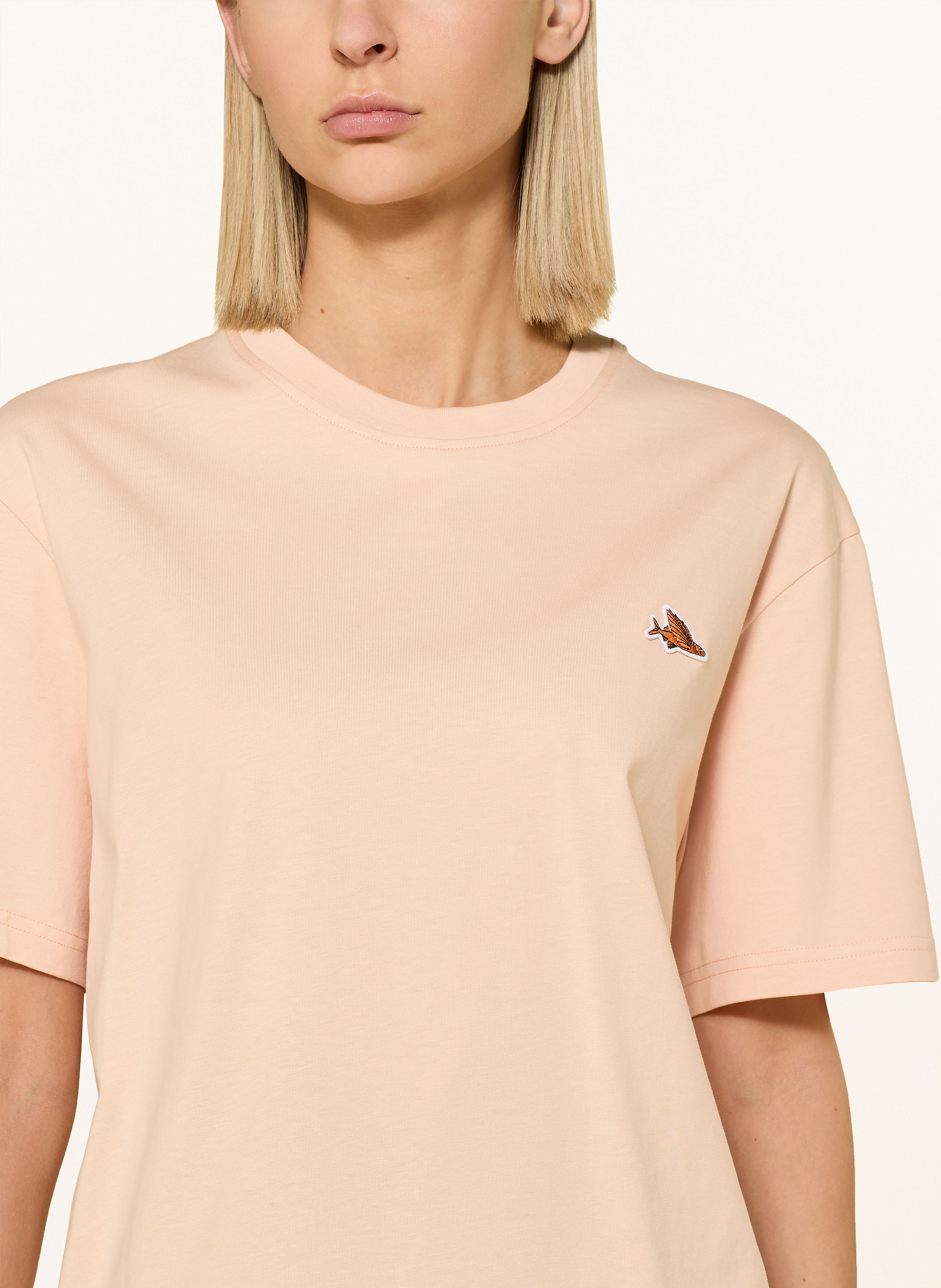 Thumbnail - Café Du Cycliste Radshirt Anne beige