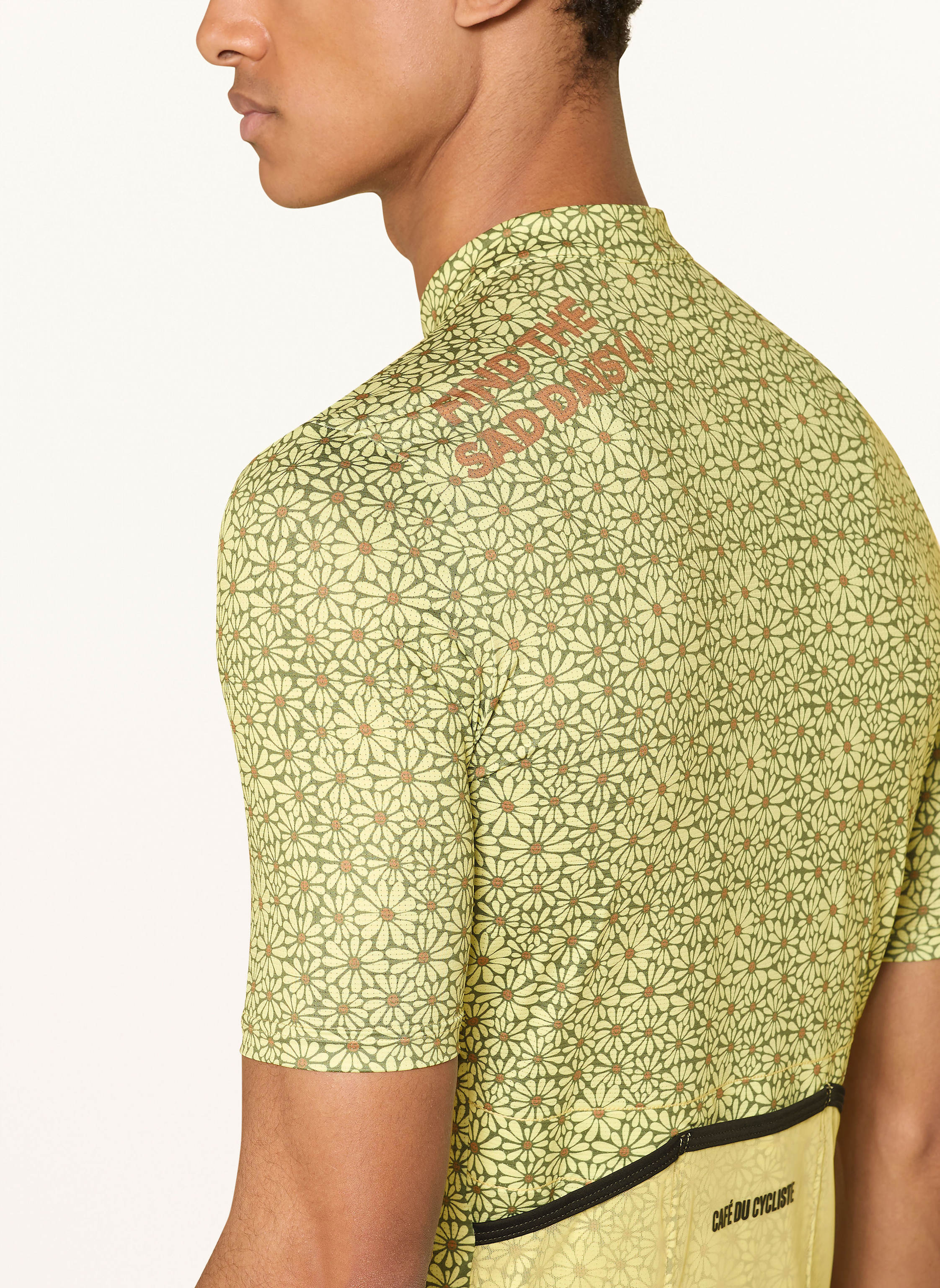 Thumbnail - Café Du Cycliste Radtrikot Fleurette gelb