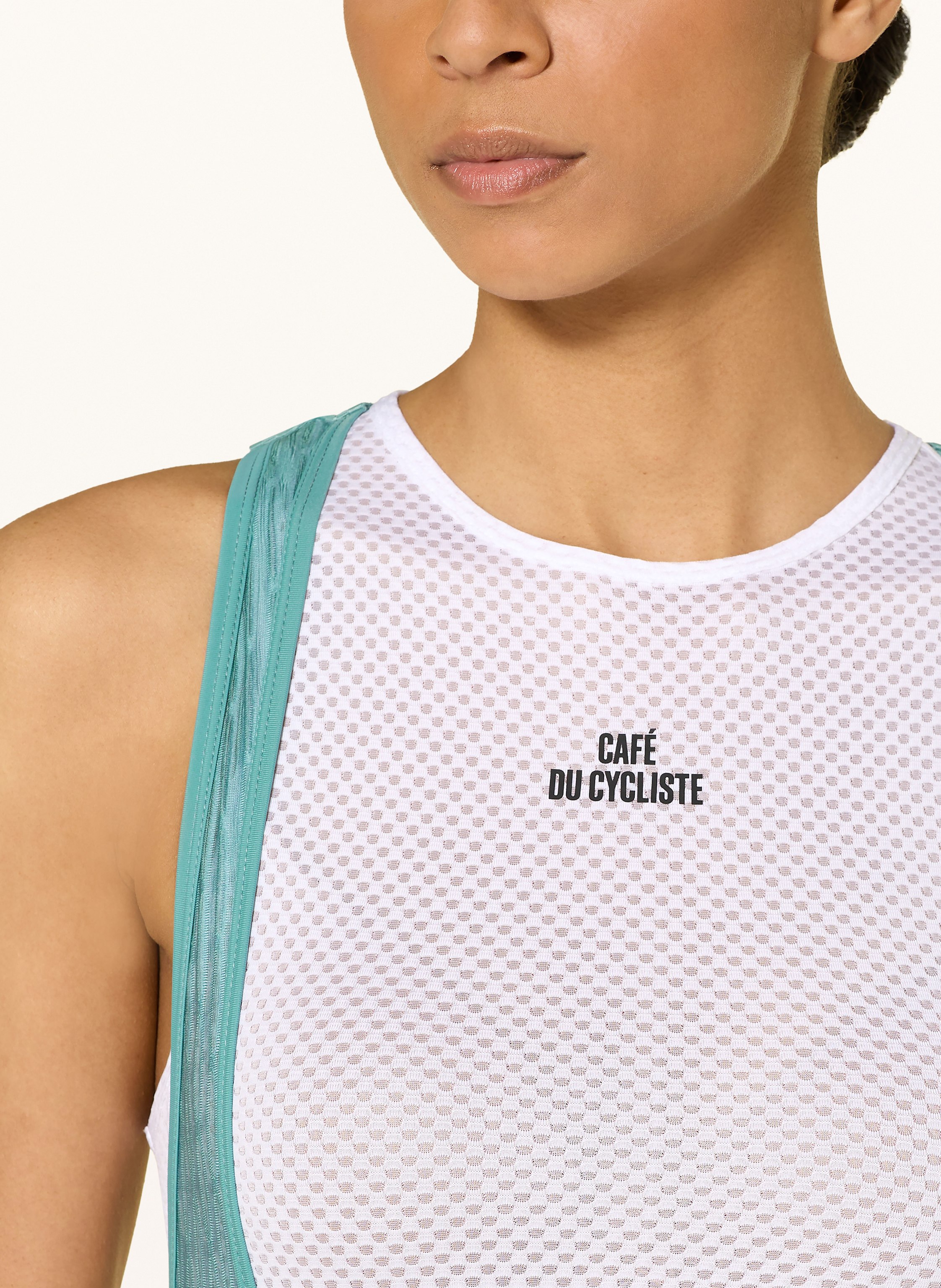 Thumbnail - Café Du Cycliste Funktionswäsche-Shirt Liliane weiss