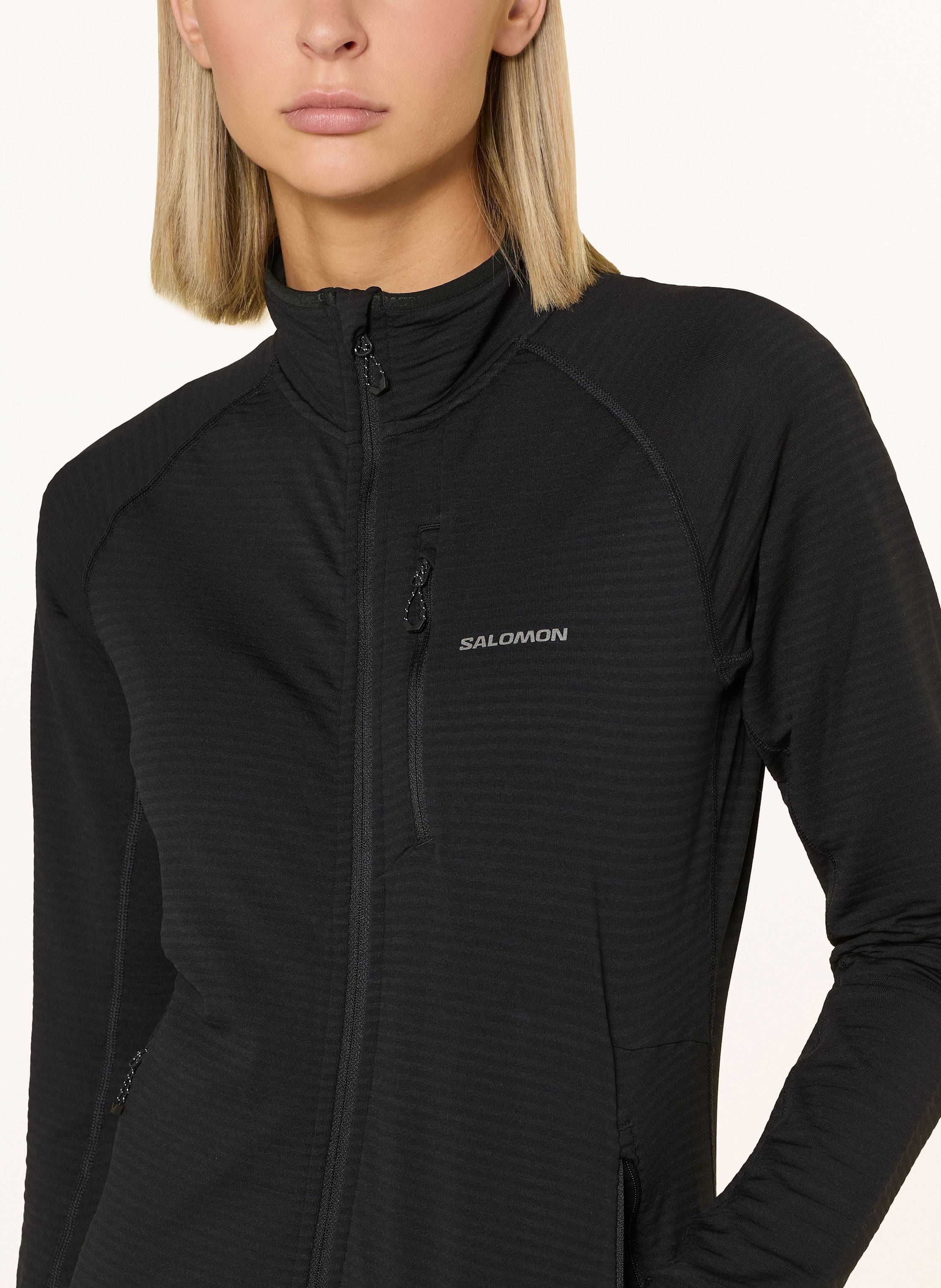 Thumbnail - Salomon Midlayer-Jacke Essential Lightwarm schwarz