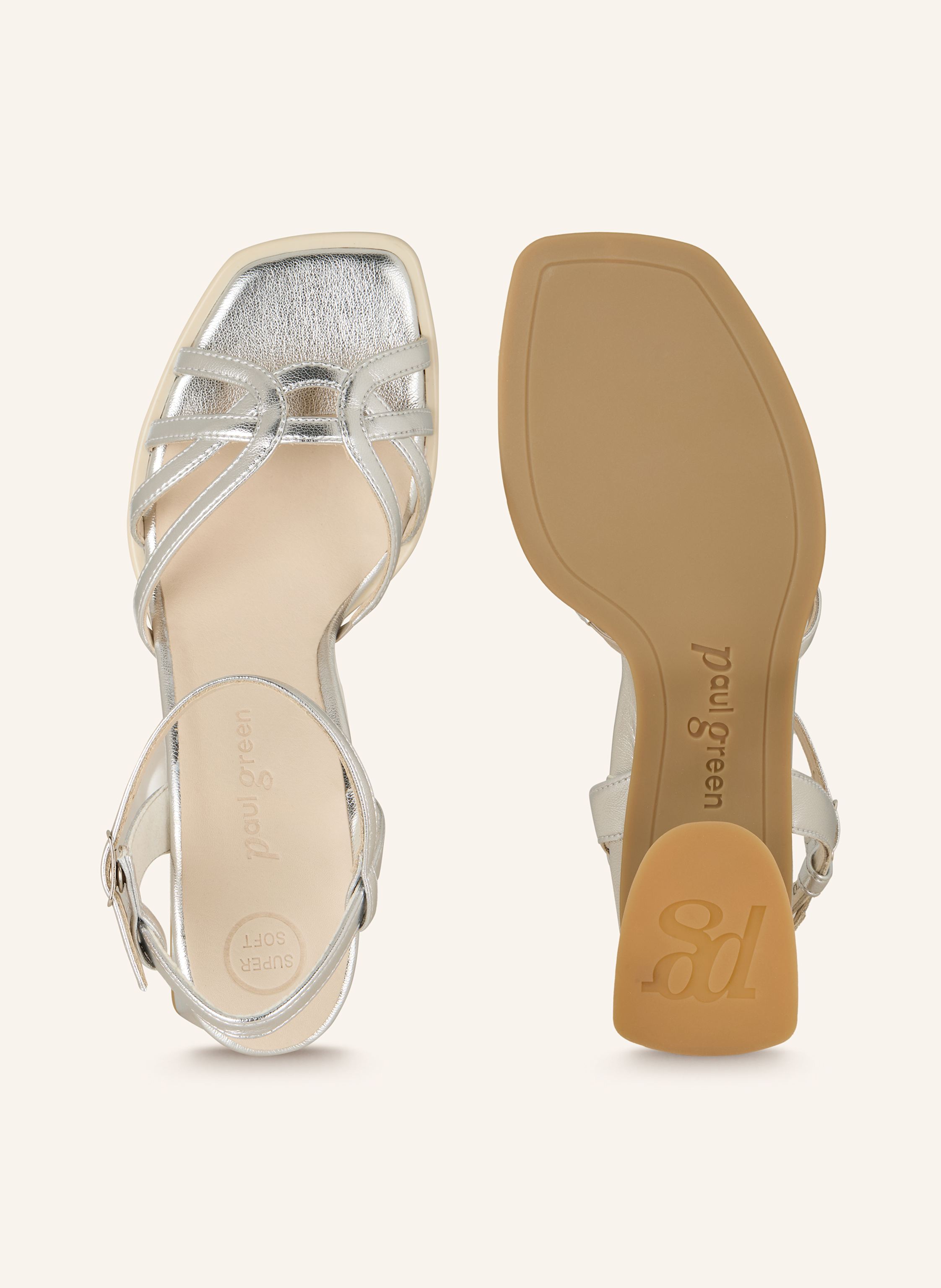 Thumbnail - Paul Green Sandaletten silber