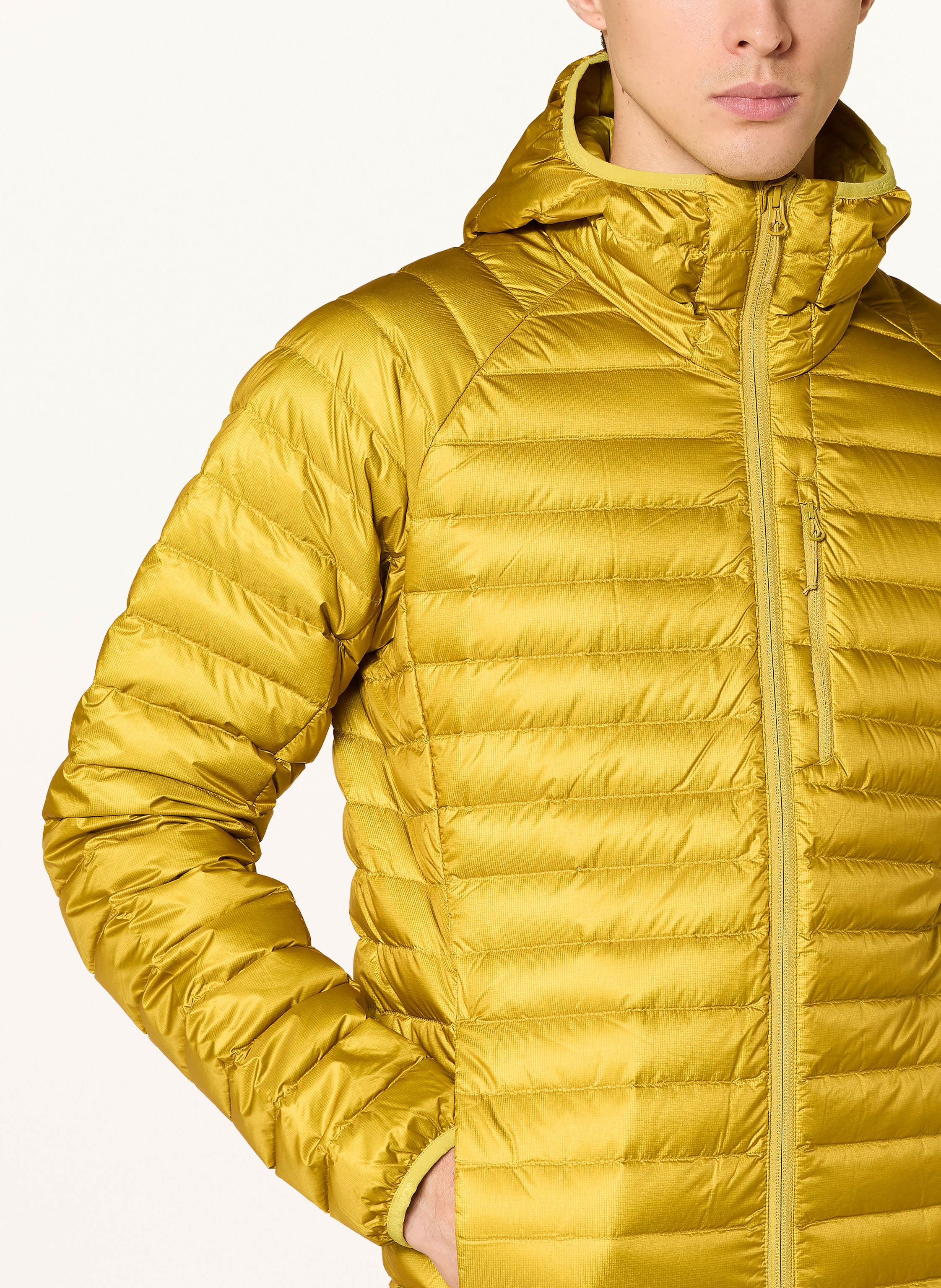 Thumbnail - Salomon Daunenjacke Elixir Micro gelb