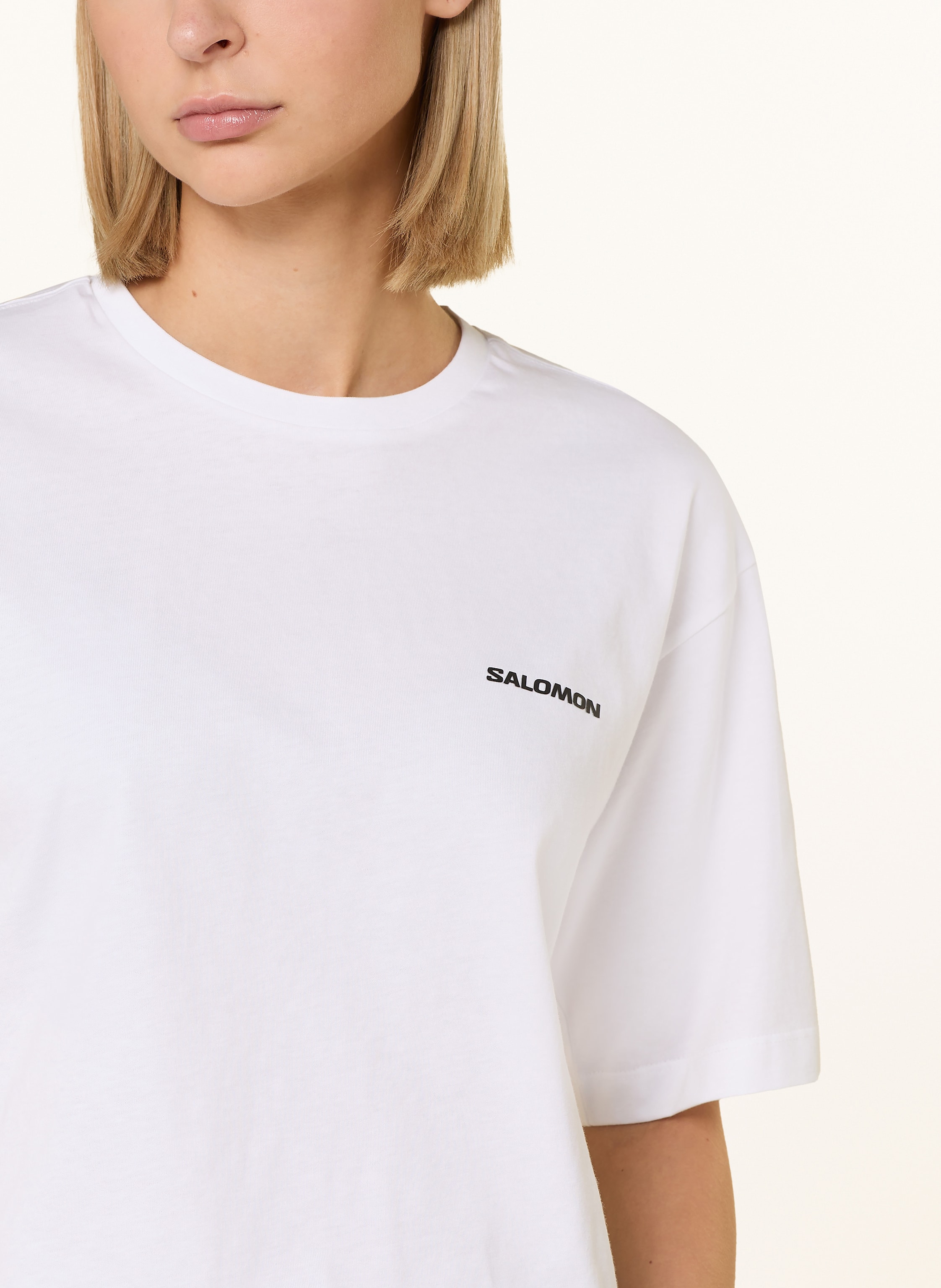 Thumbnail - Salomon T-Shirt Logo Short weiss