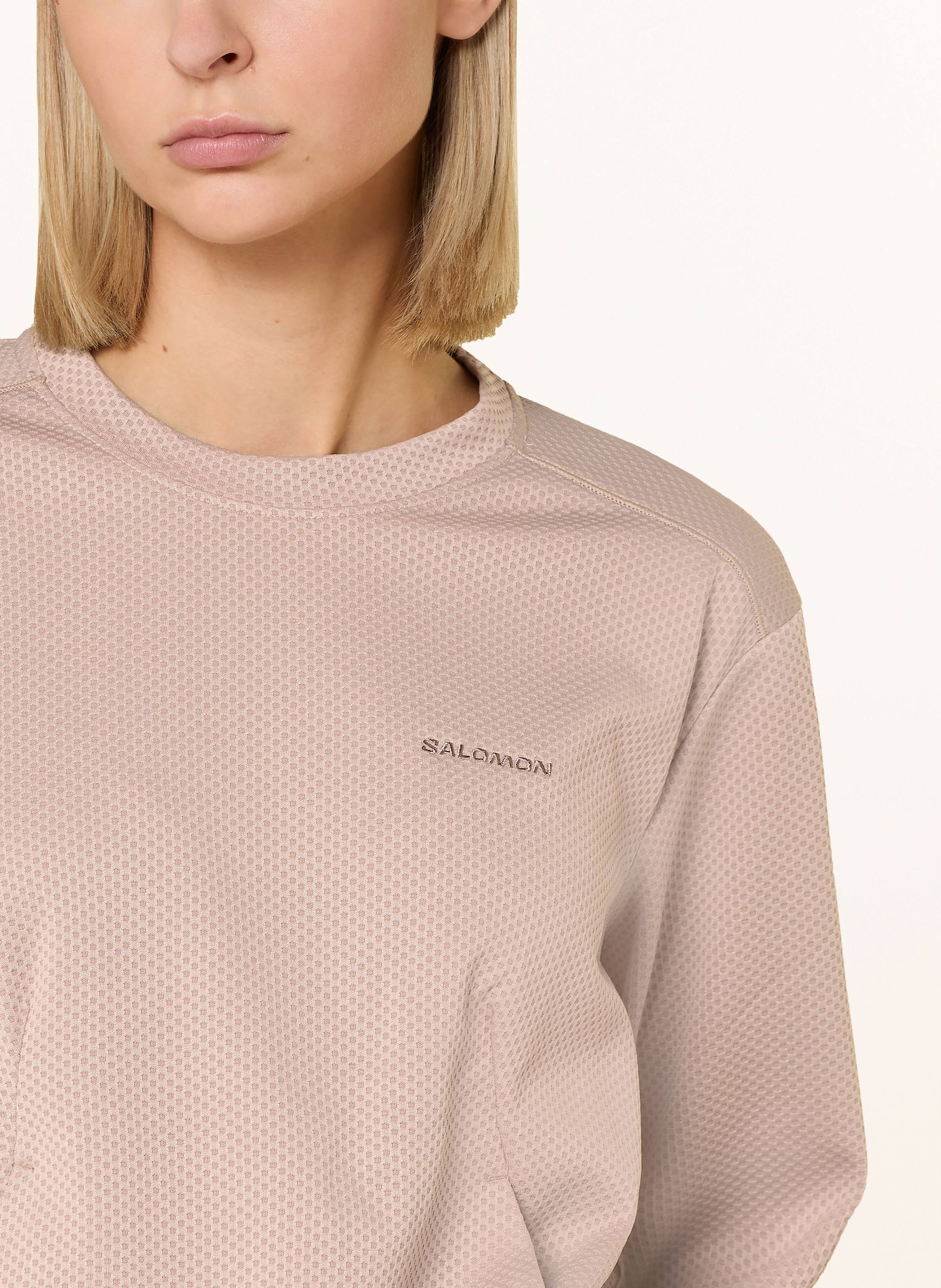 Thumbnail - Salomon Fleecepullover Motomesh beige