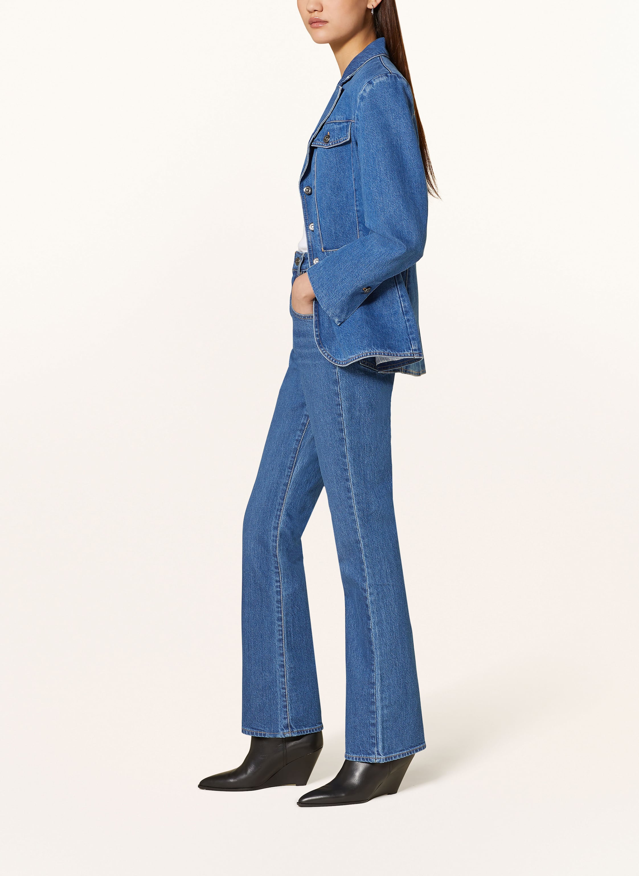 Thumbnail - Boss Flared Jeans Lyris 1.0 blau