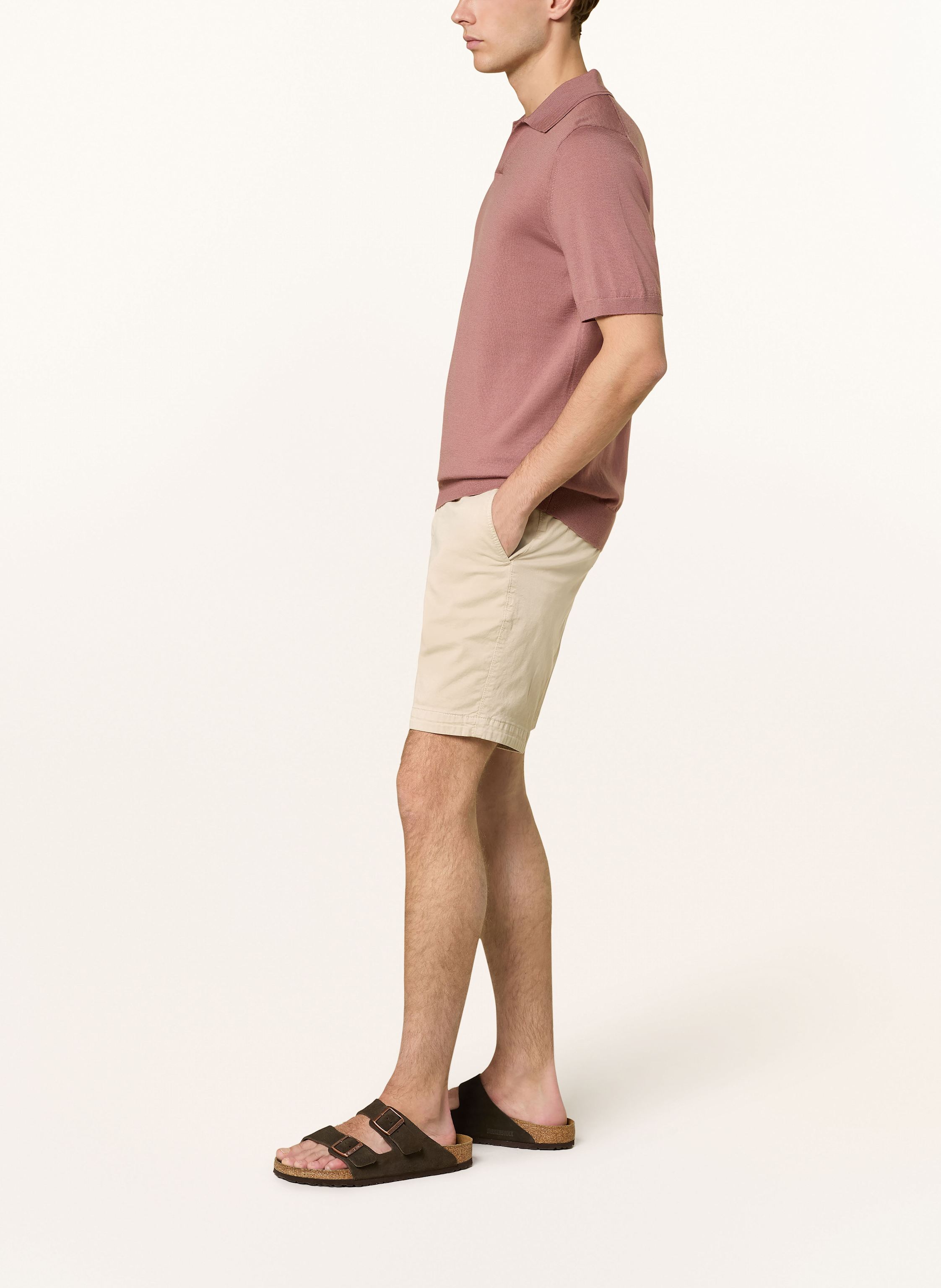 Thumbnail - Boss Chinoshorts Regular Fit beige