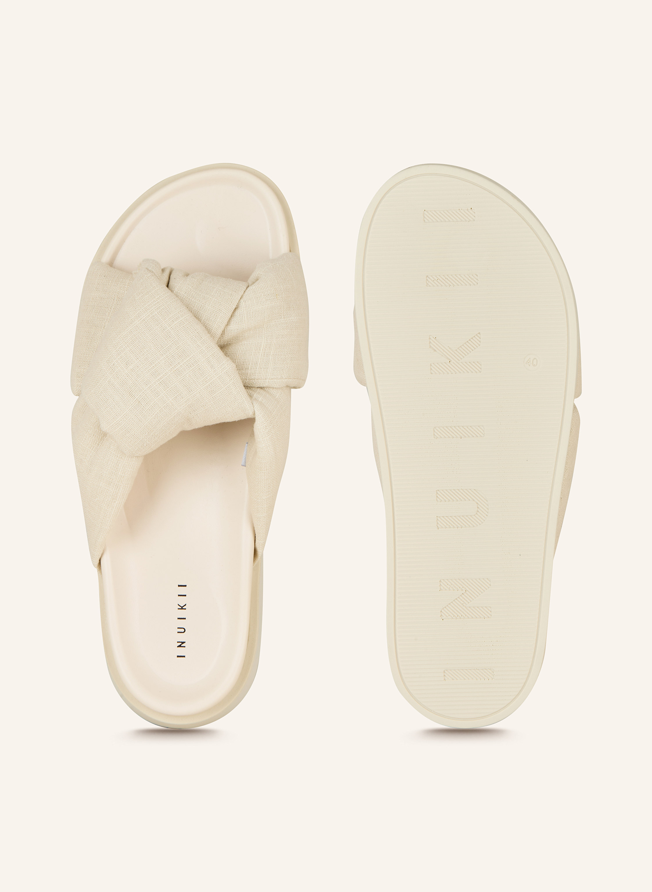 Thumbnail - Inuikii Pantoletten weiss