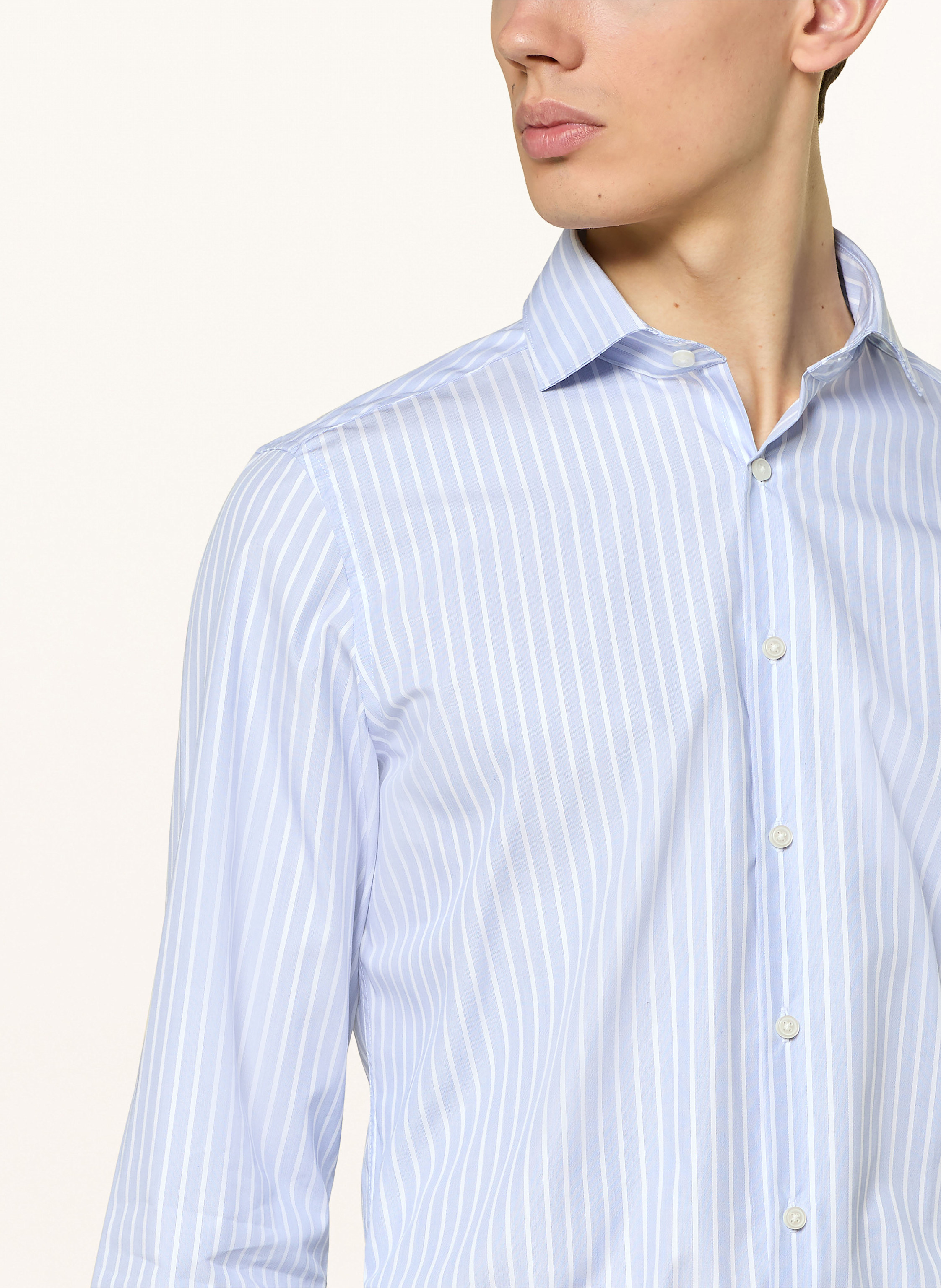 Thumbnail - Paul Hemd Slim Fit blau