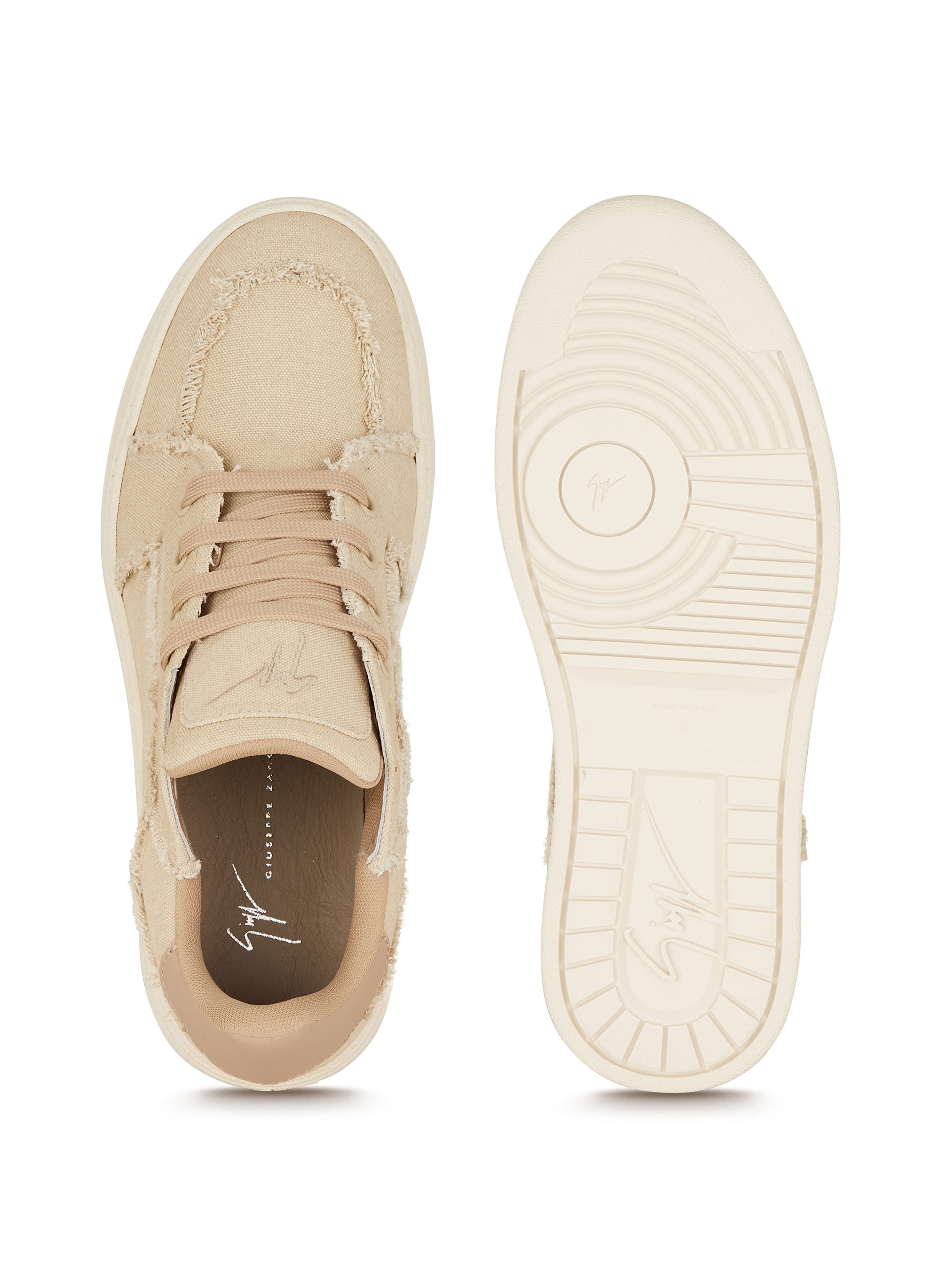 Thumbnail - Giuseppe Zanotti Design Sneaker Bicir beige