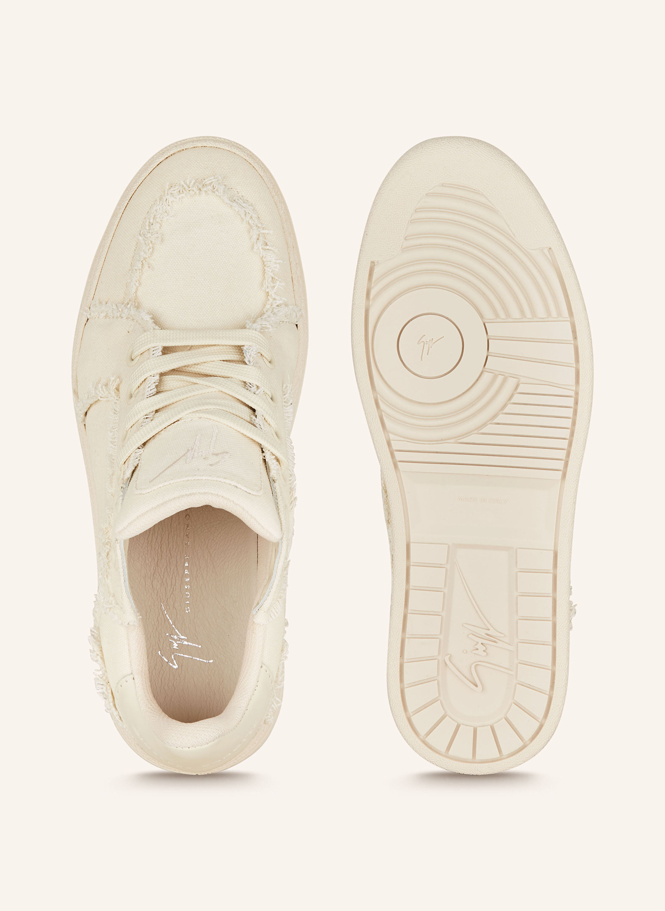 Thumbnail - Giuseppe Zanotti Design Sneaker Bicir beige