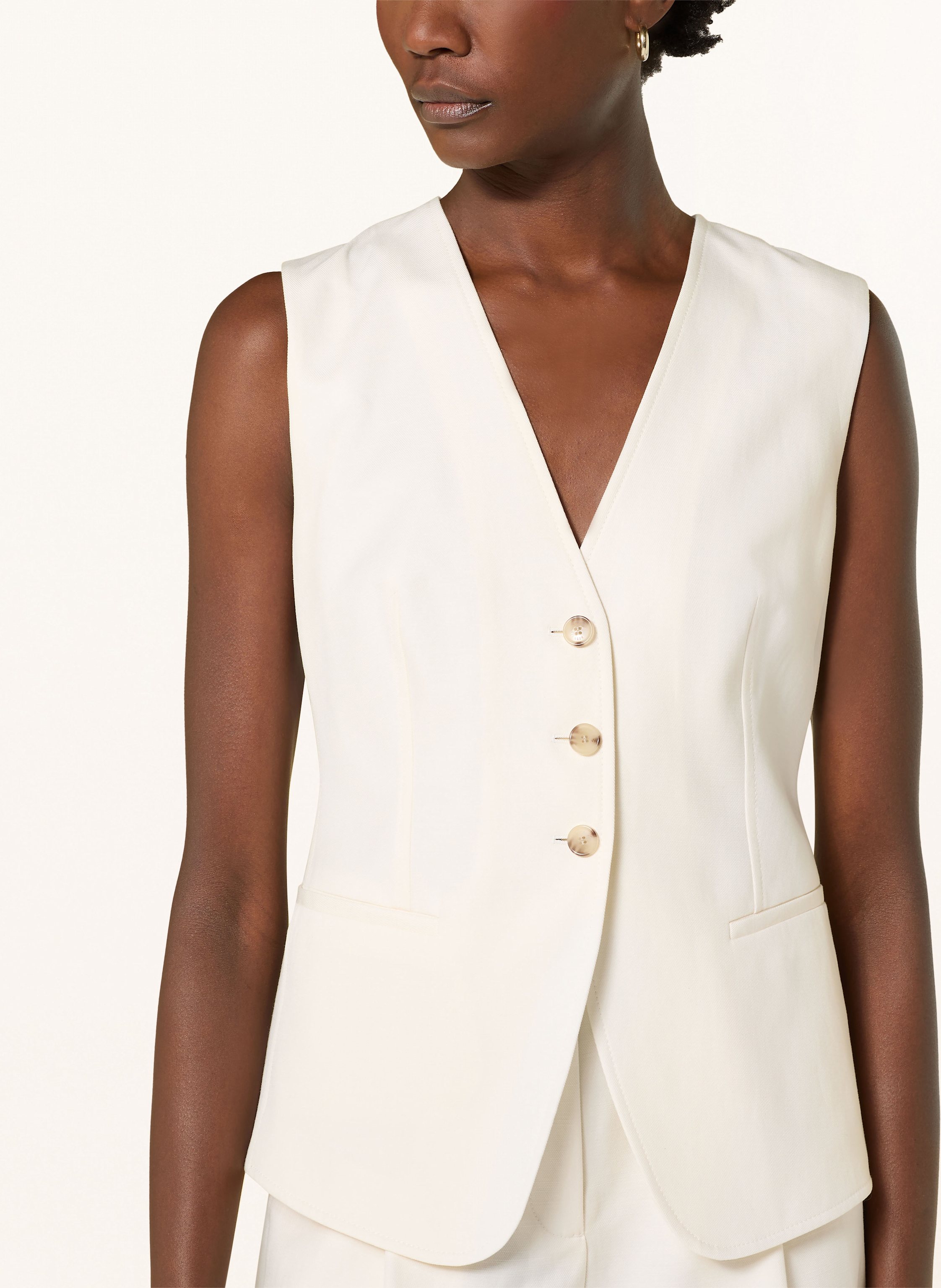 Thumbnail - Boss Blazerweste Javesta weiss