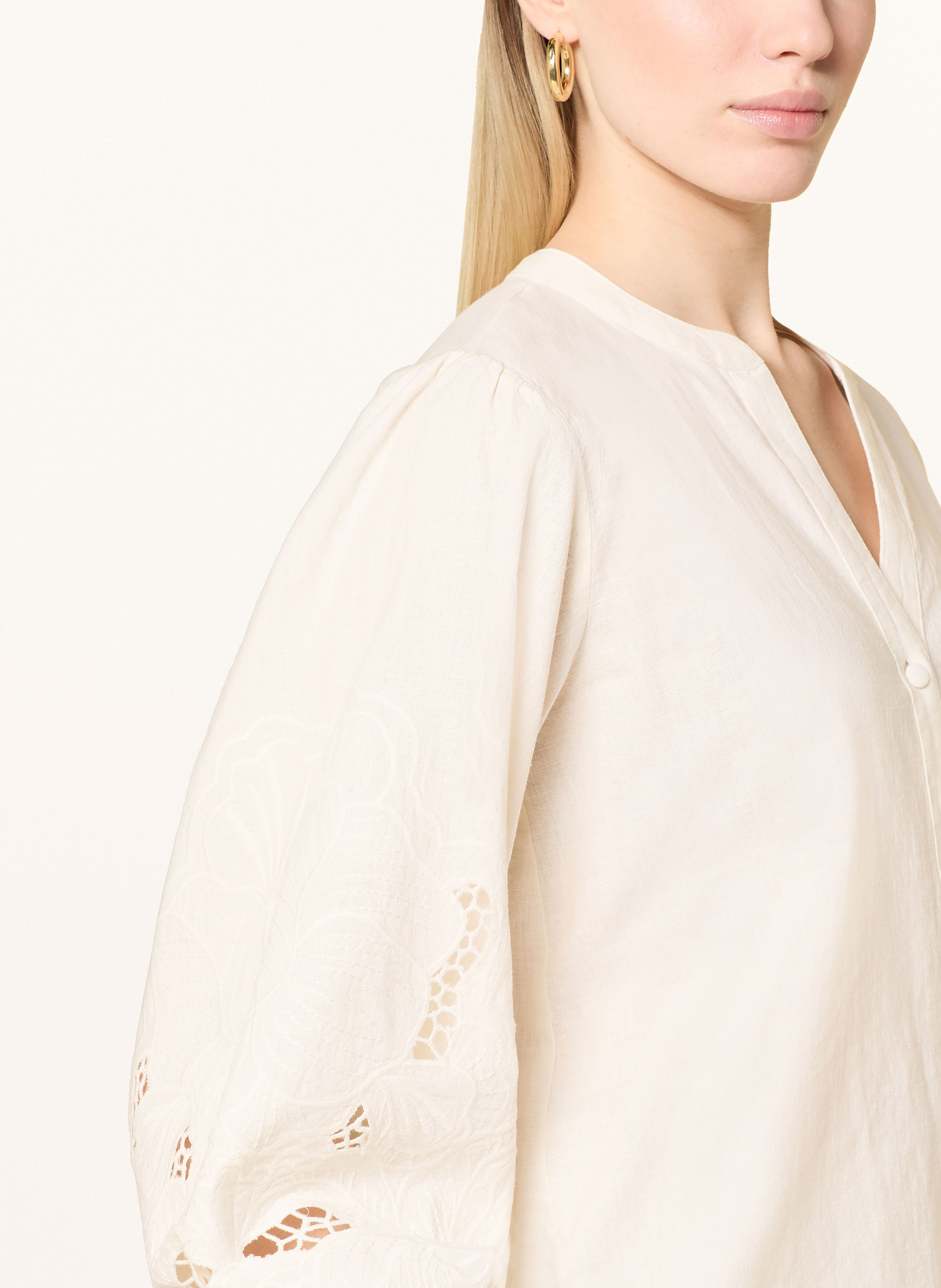 Thumbnail - Seidensticker Hemdbluse Mit Leinen weiss