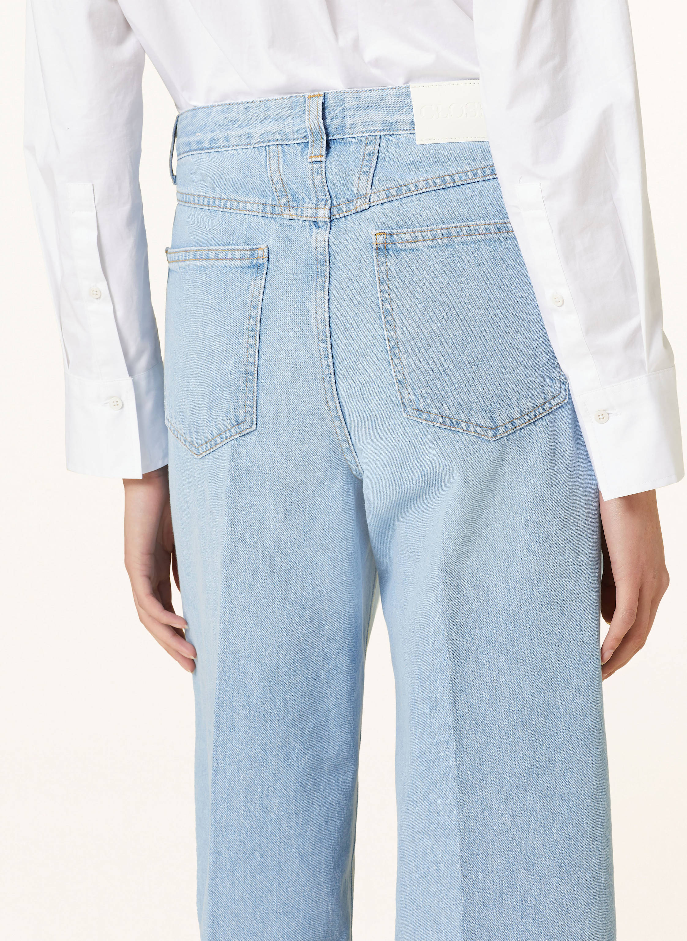 Thumbnail - Closed Cropped Jeans Stover-X blau